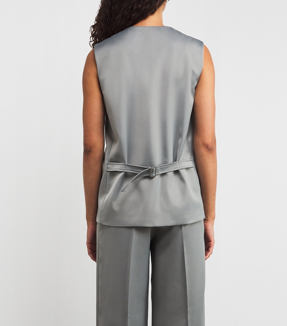 Sleeveless Waistcoat GREY Image 4