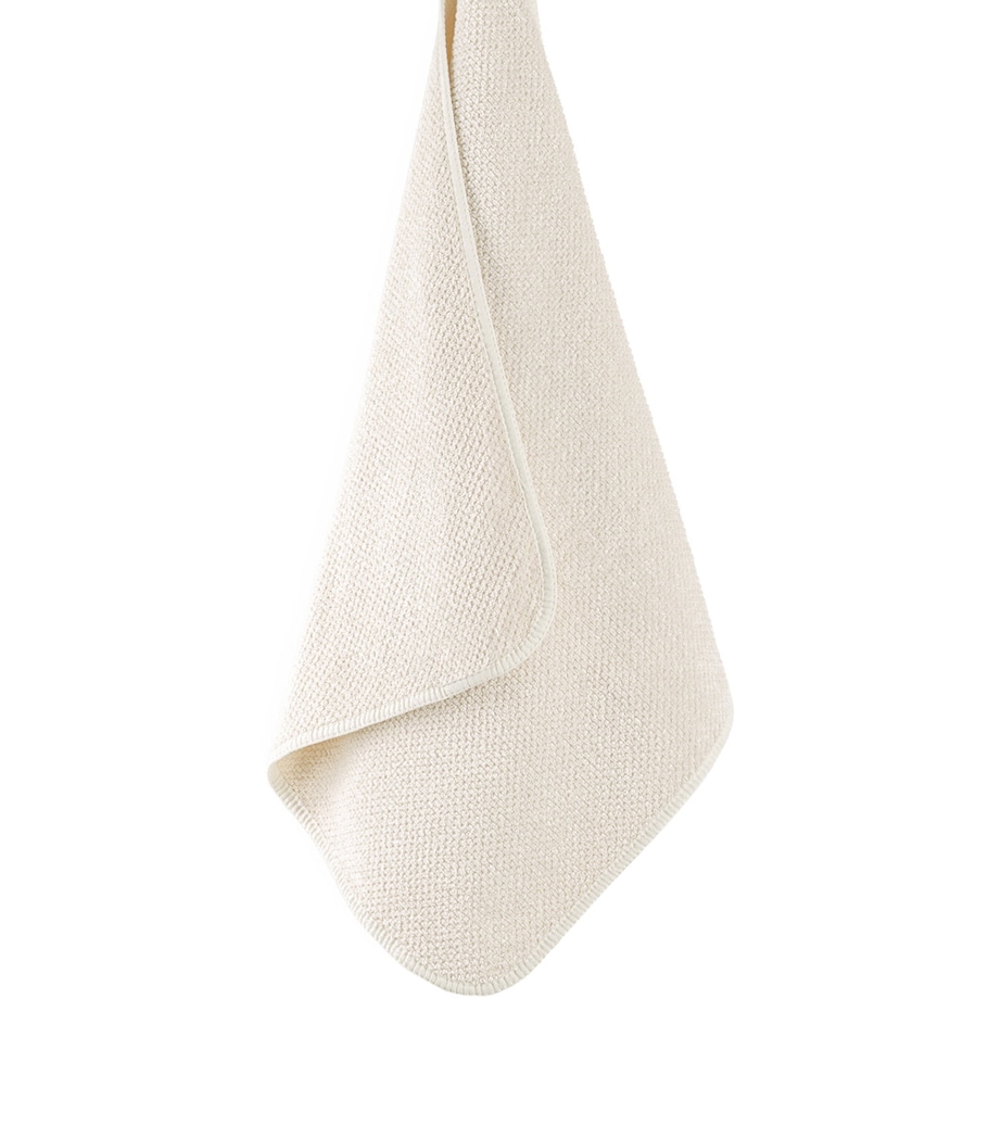 Bee Waffle Extra Large Hand Towel (50cm x 100cm) NATURAL Image 4