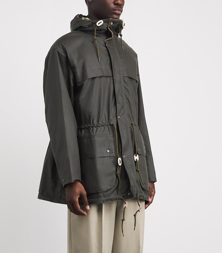 x Paul Smith Durham Waxed Jacket ARCHIVE OLIVEOL51 Image 4