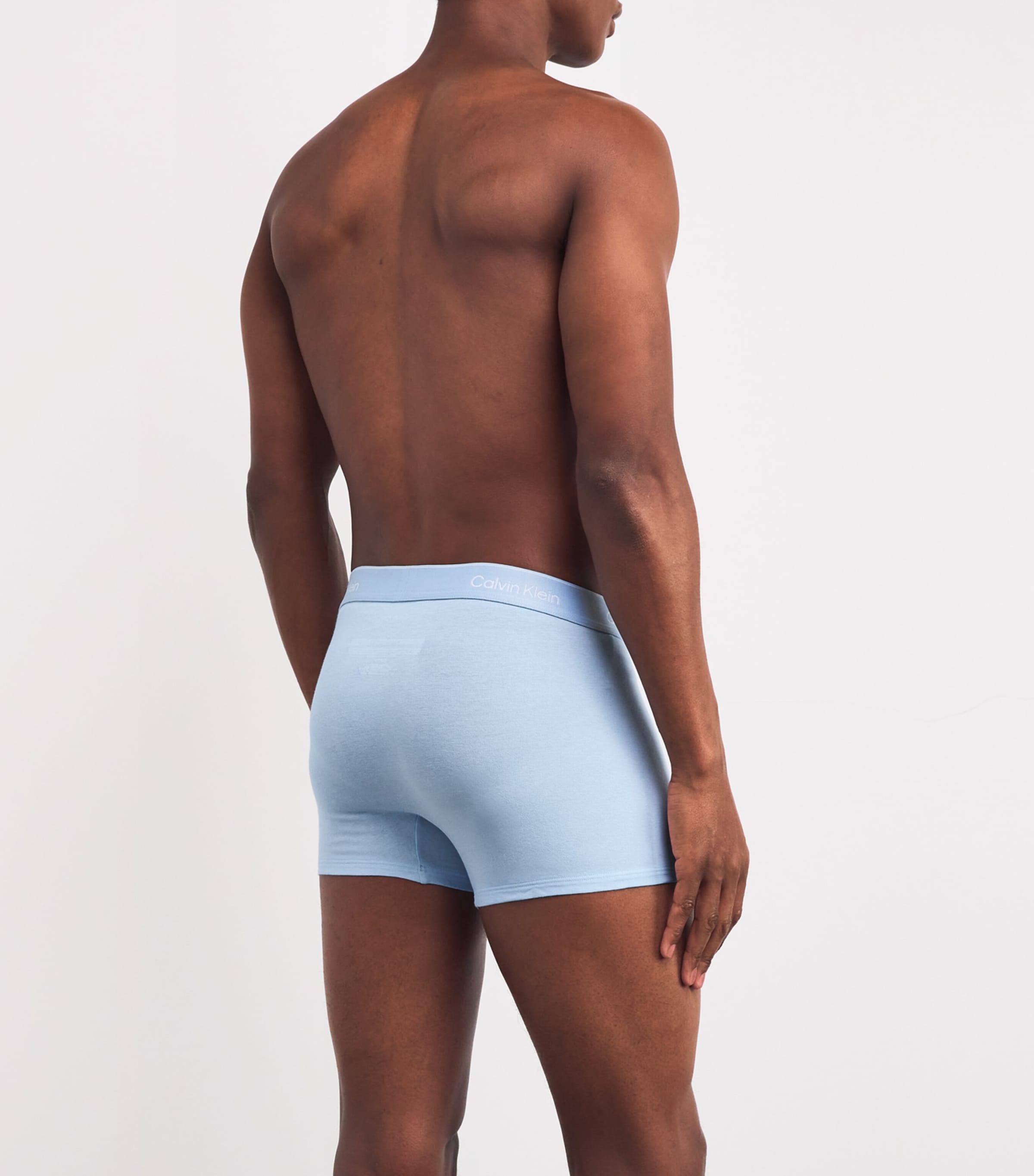 Cotton Stretch Relaxed Icon Boxers (Pack of 3) W8O-BLUE Image 3