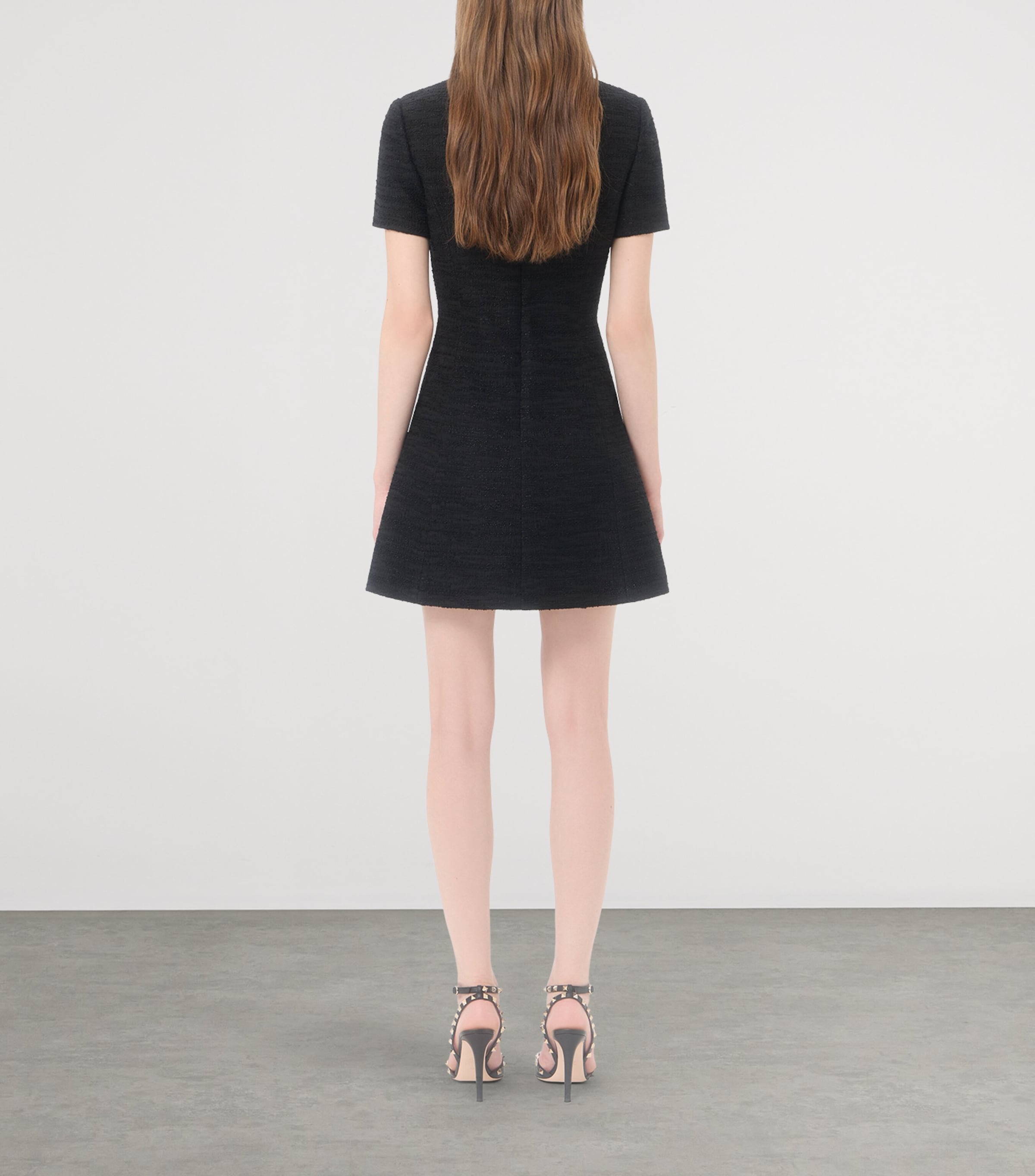 Valentino Womens Embellished Mini Dress Nud Image 5