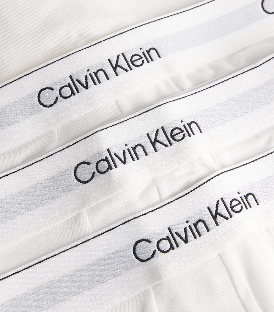 Cotton Stretch Icon Hip Briefs (Pack of 3) 100-WHITE Image 5