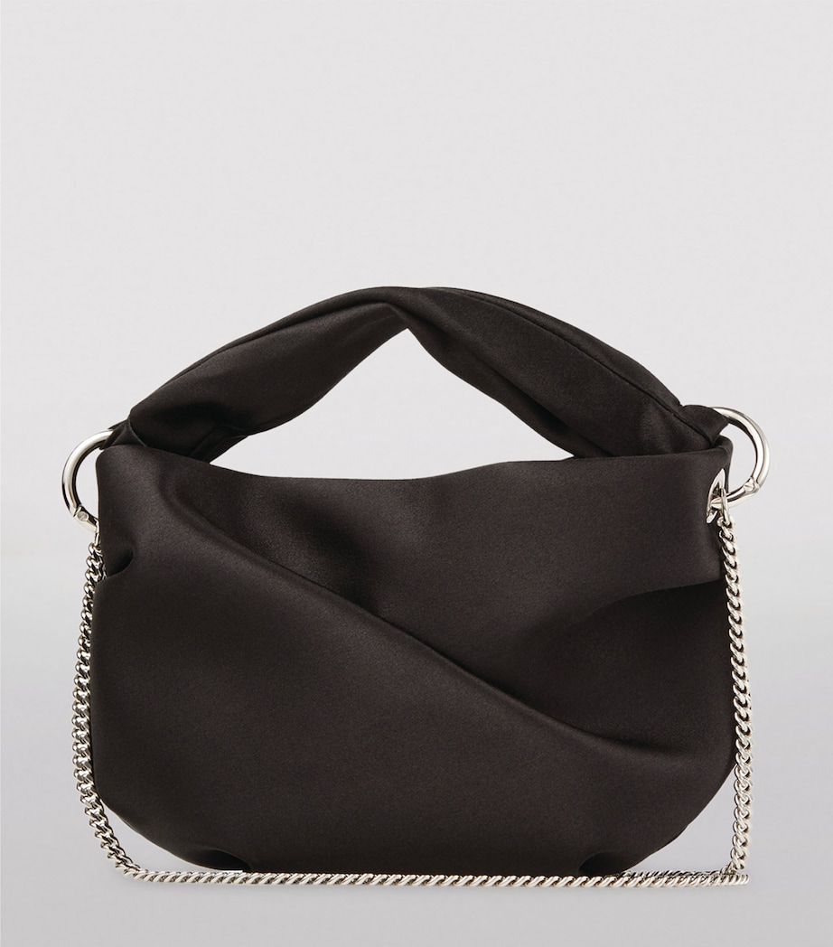 Satin Bonny Top-Handle Bag BLACK Image 5