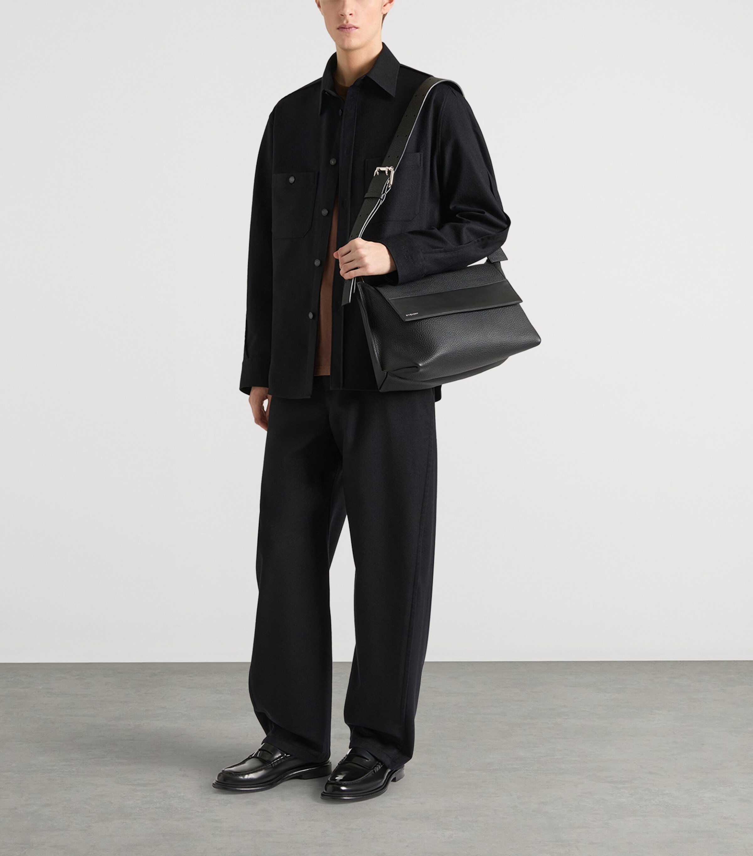 Givenchy Mens Wool Couture Seam Trousers Image 2