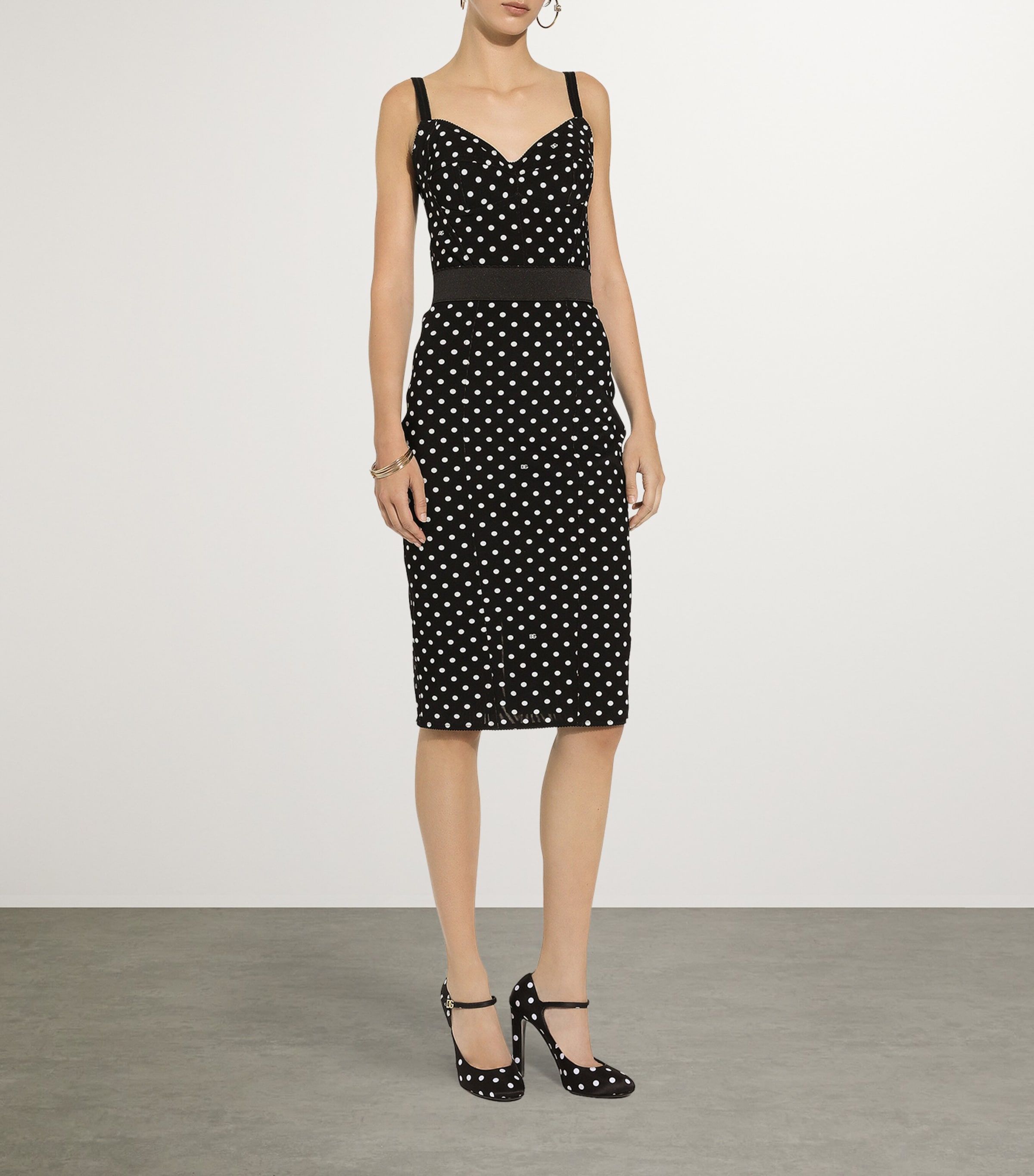 Polka-Dot Bustier Top HNZQW-POIS PICC Image 5