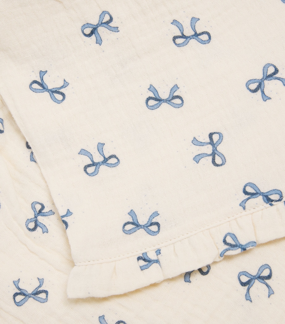 Organic Cotton Coco Shorts (5-10 Years) BOW BLEU Image 3