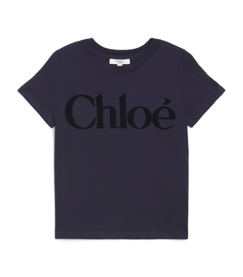 Cotton T-Shirt (6-12 Years) NAVY Image 1