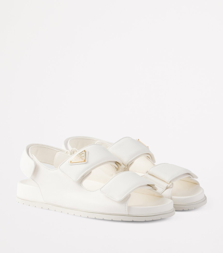 Leather Triangle Sandals F0304 Image 2