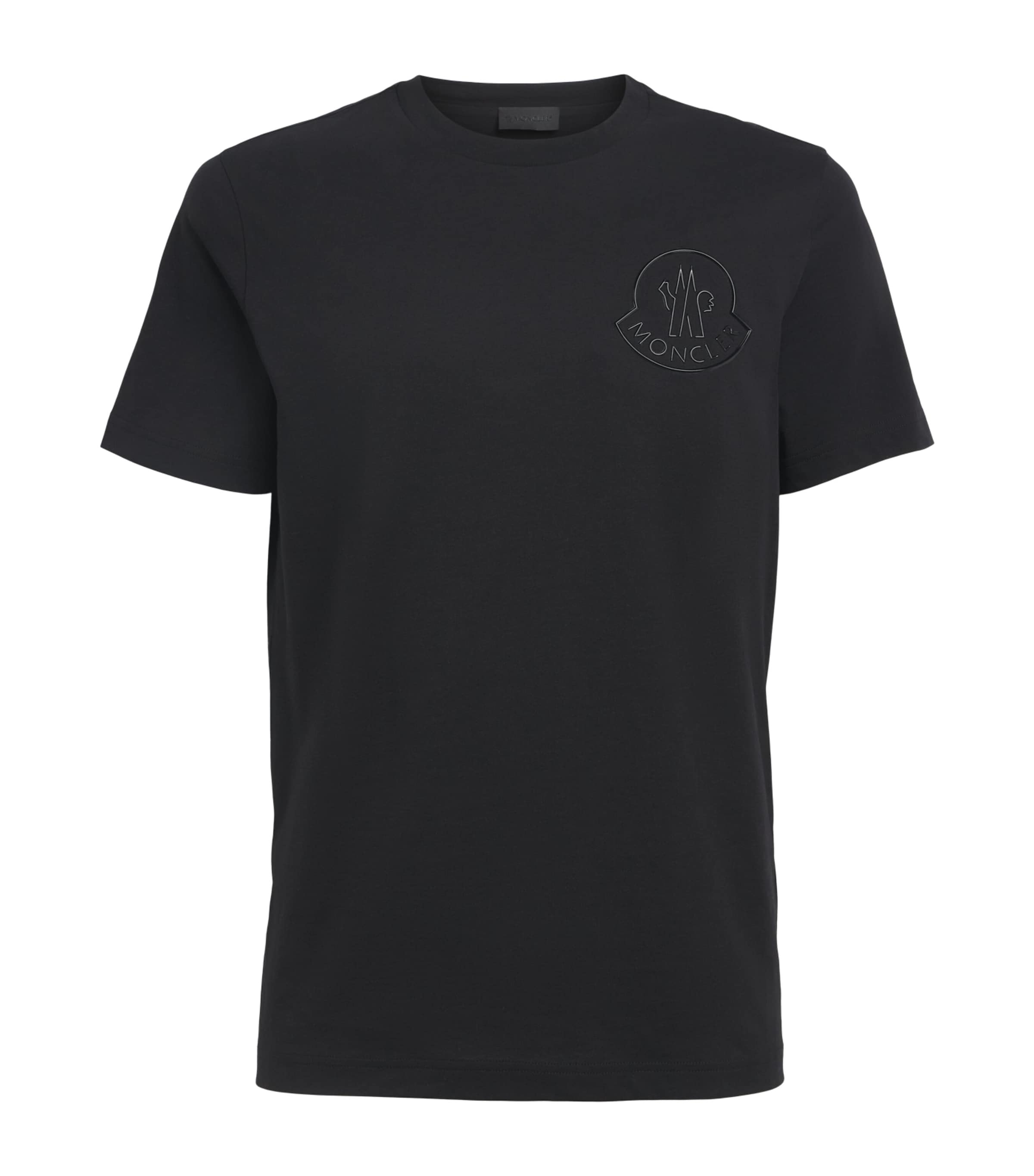 Moncler Mens Cotton Logo T-Shirt Image 1