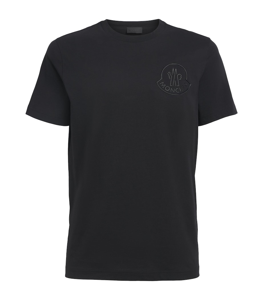 Moncler Mens Cotton Logo T-Shirt Image 1