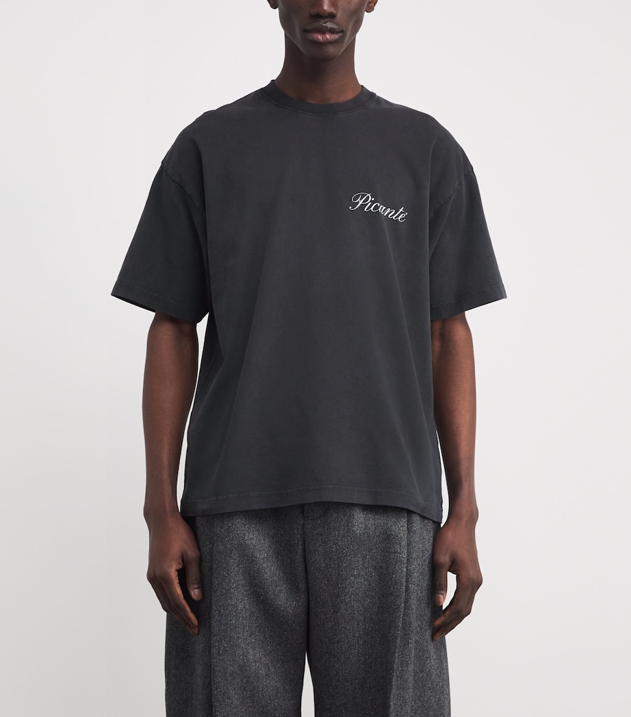 Organic Cotton Tailor Logo T-Shirt VINTAGE BLACK Image 3