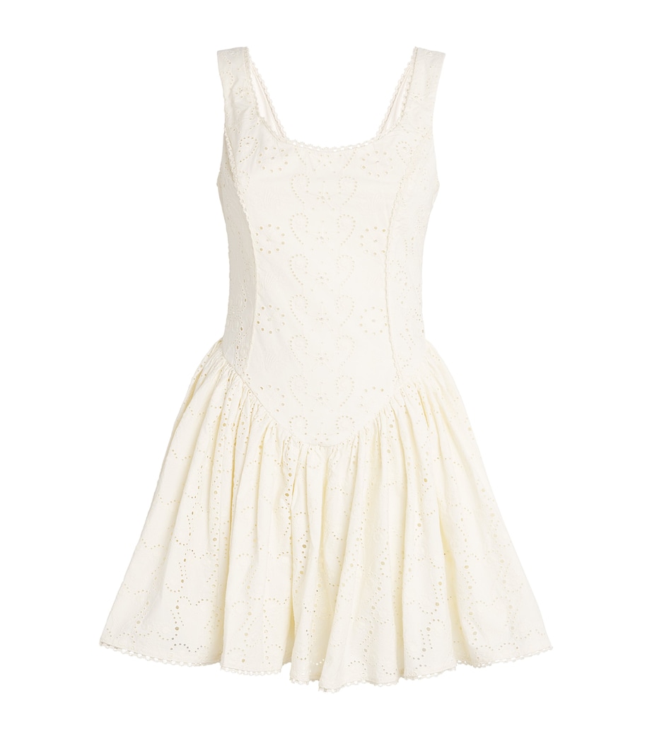 Agua By Agua Bendita Womens Cotton Pluma Playa Mini Dress Image 1