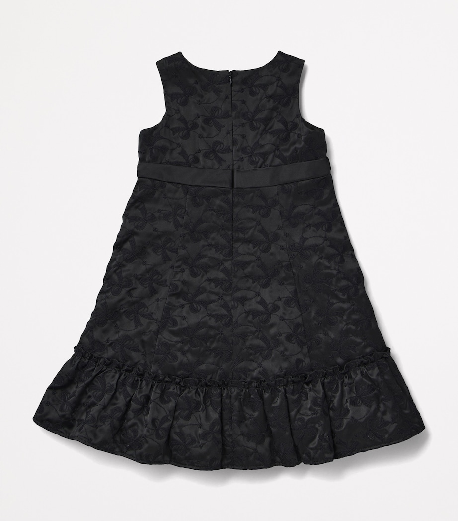 Silk Bow Embroidery Dress (3-7 Years) 5 Image 6