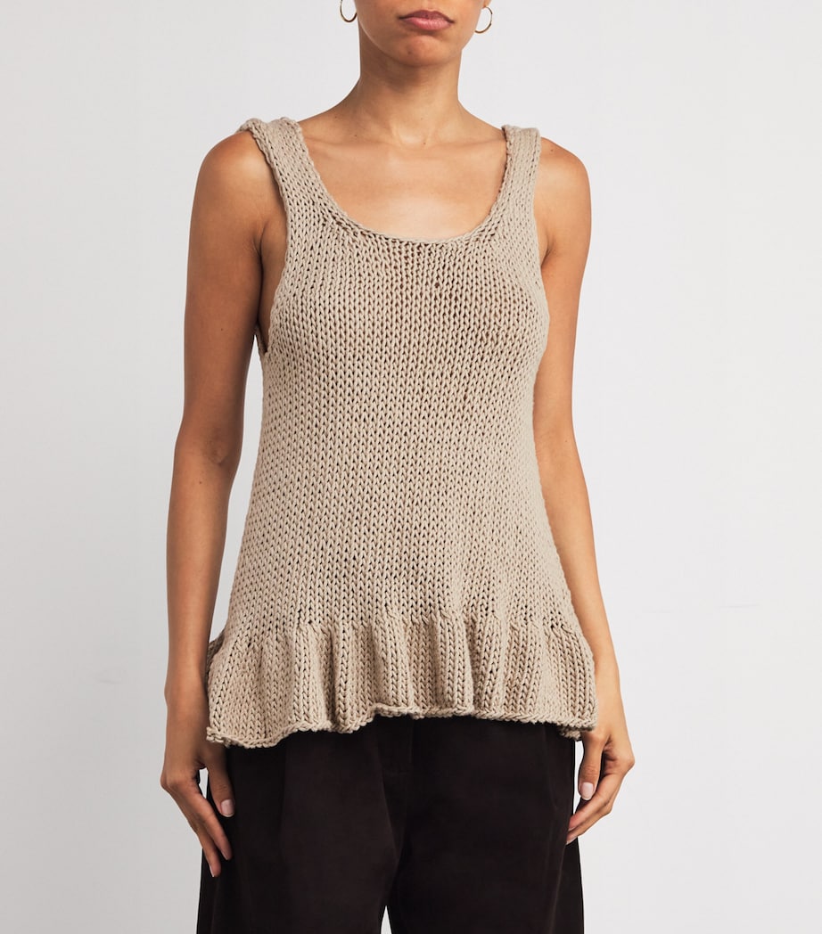 Pima Cotton Tank Top S04 SISAL Image 3