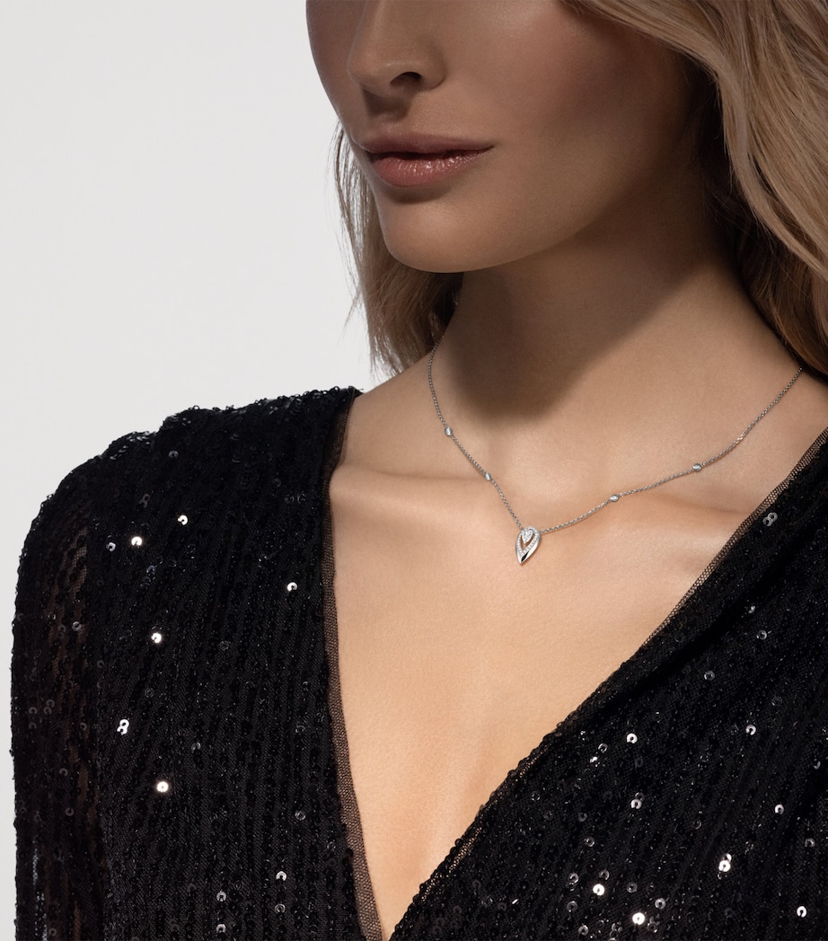 Messika Fiery Diamond and White Gold Necklace (0.42ct) White Gold Image 2