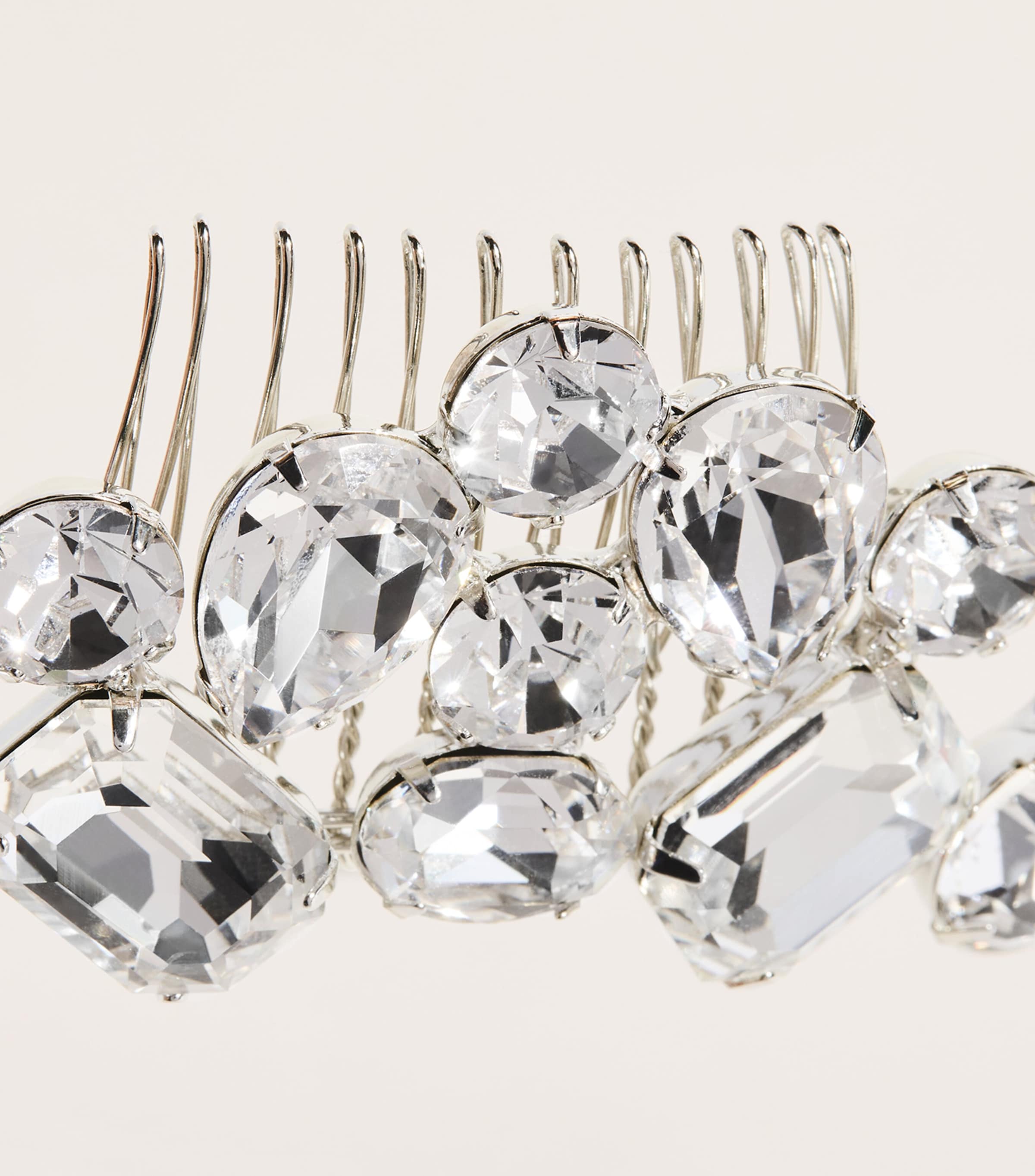 Jennifer Behr Crystal Embellished Clara Tiara Crystal Image 3