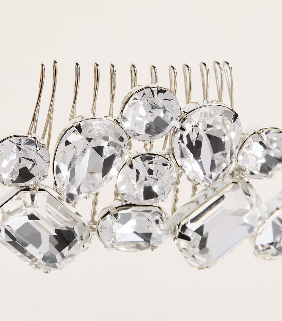 Jennifer Behr Crystal Embellished Clara Tiara Crystal Image 3