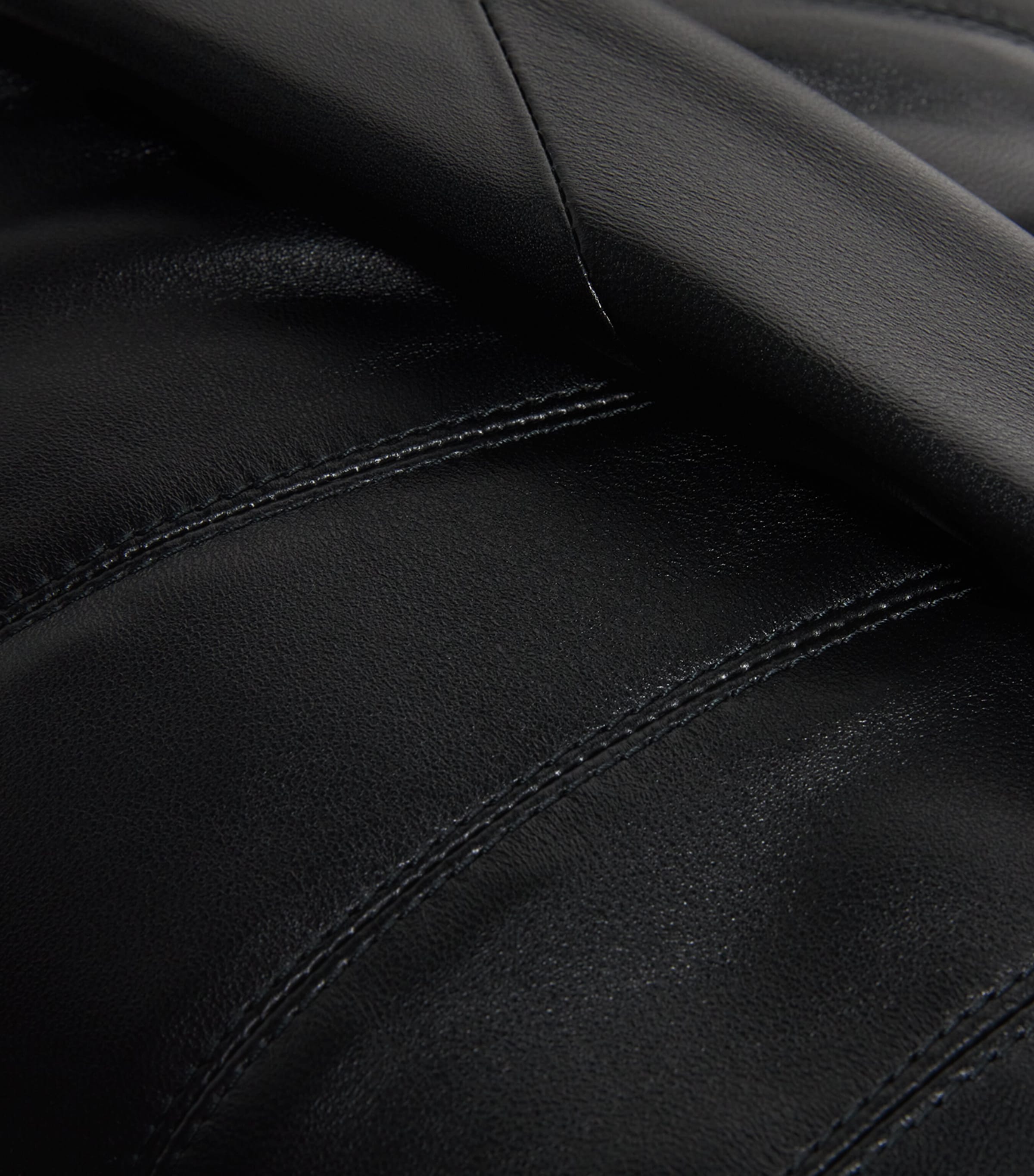 Medium Nappa Leather Croissant Bag BK999/BLACK Image 6