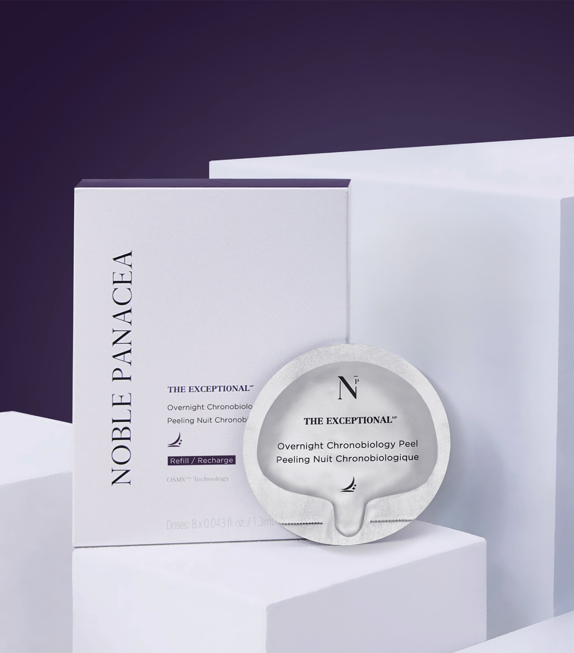 The Exceptional Overnight Chronobiology Peel (8 x 1.3ml) - Refill NO COLOUR Image 2