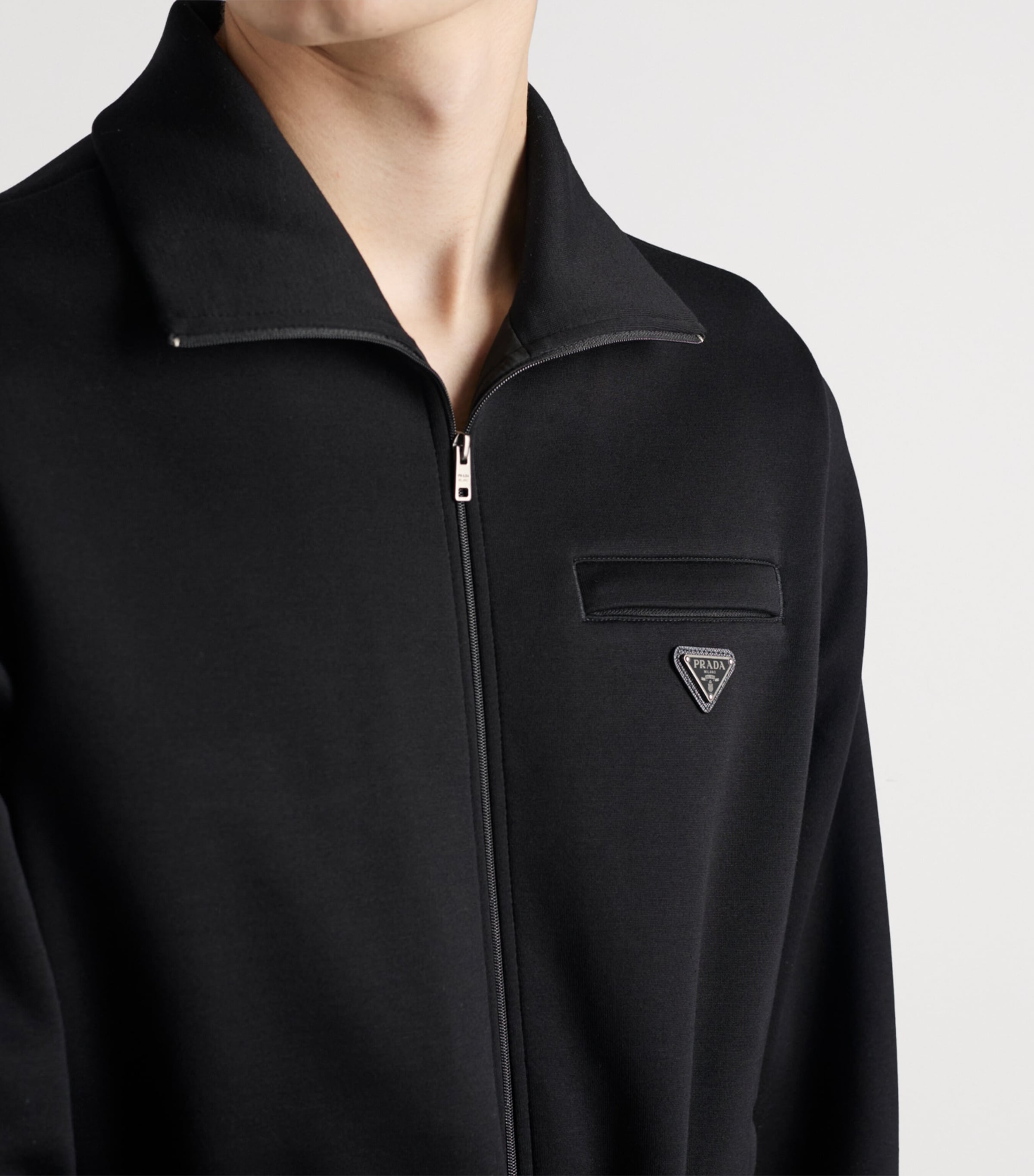 Cotton-Blend Technical Jacket F0002 Image 4