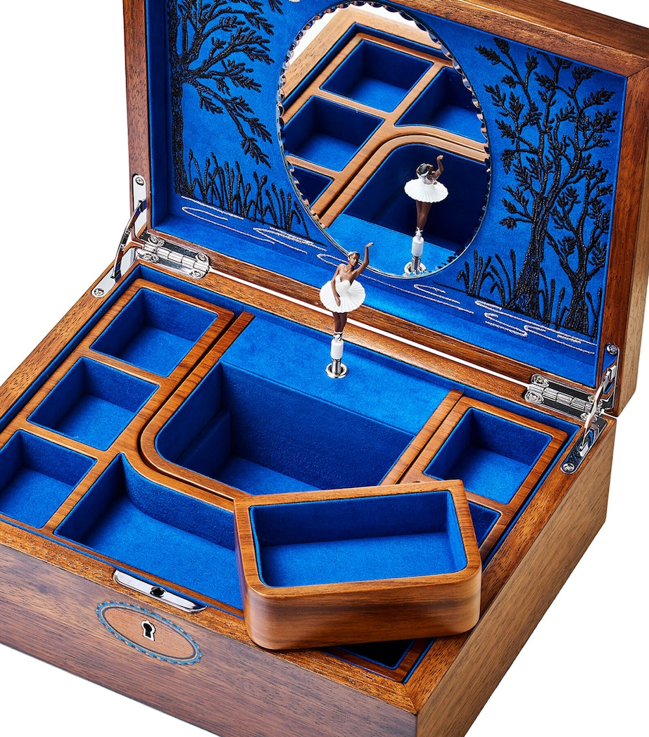 Ballet Musical Jewellery Box WALNUT Image 5