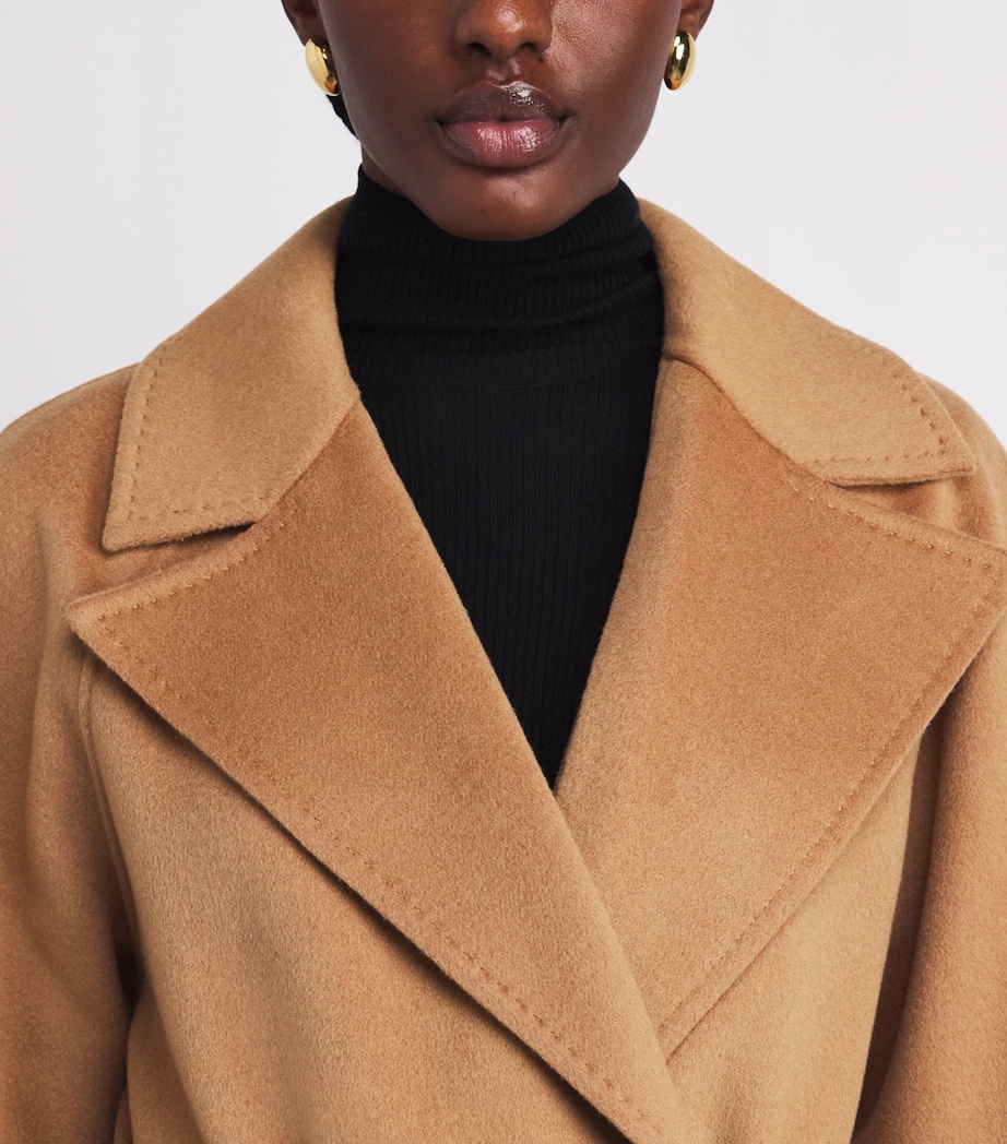 Wool-Blend Double-Faced Coat CAMEL Image 6