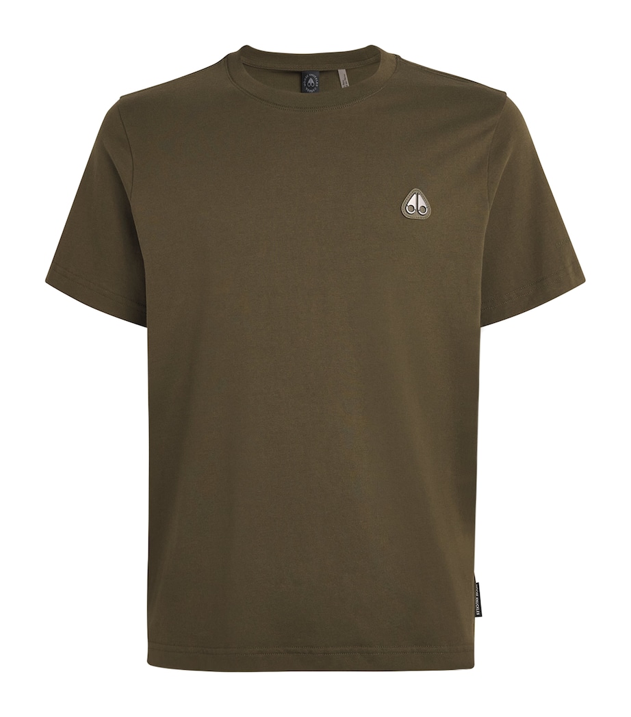 Moose Knuckles Cotton Crescent T-Shirt Combat Image 1