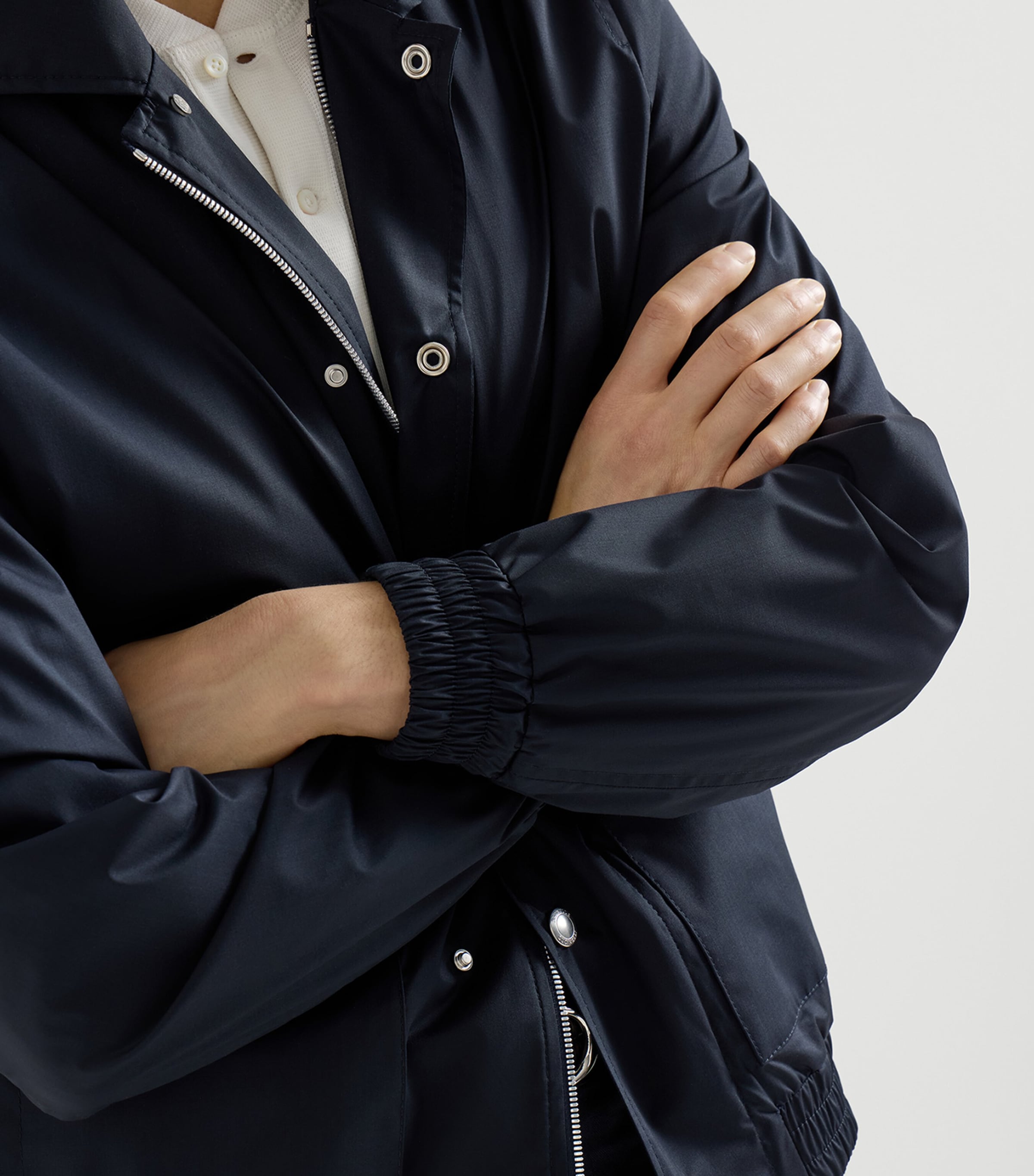 Brunello Cucinelli Mens Wool-Silk Field Jacket Image 3
