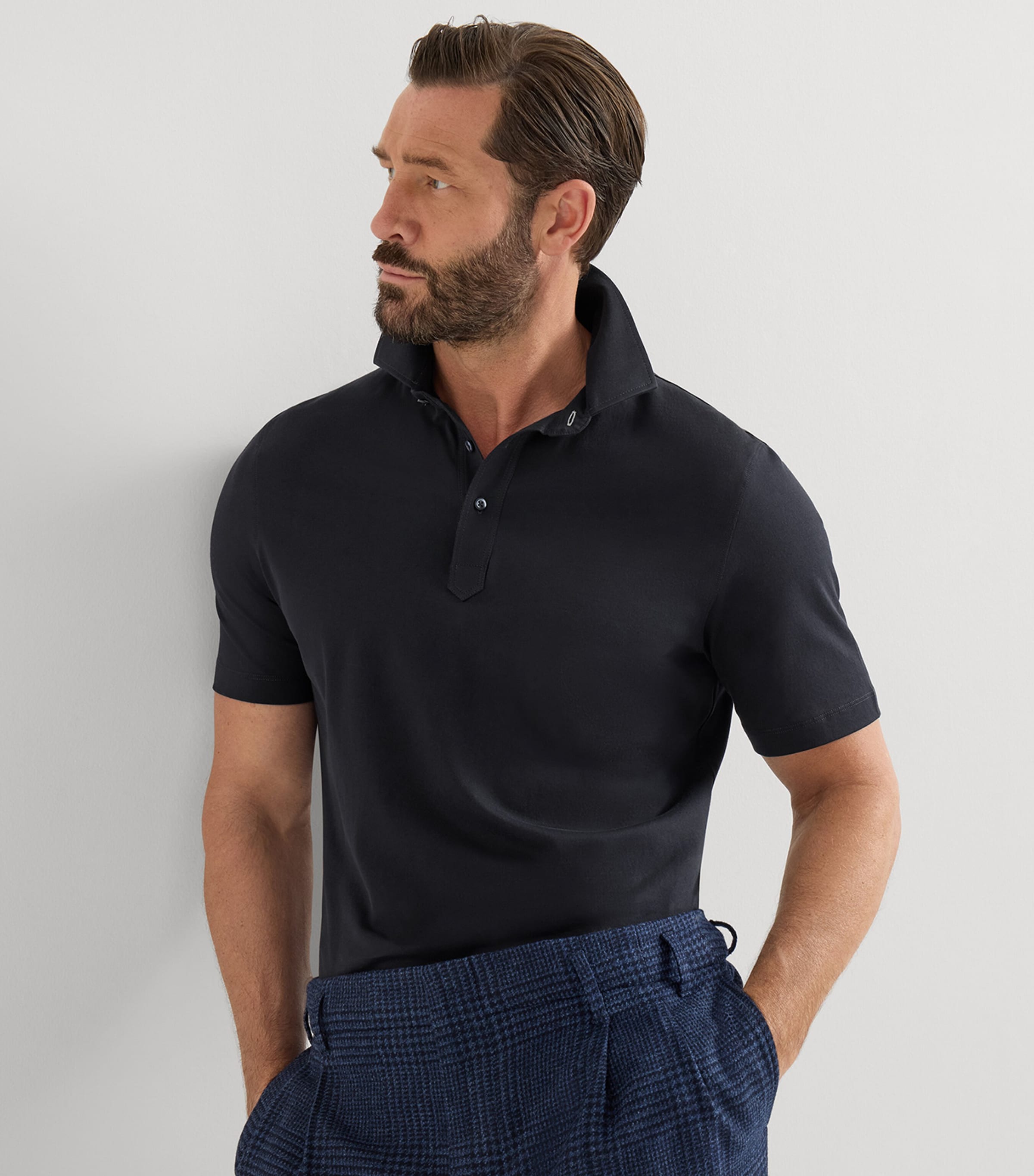 Brunello Cucinelli Mens Cotton Polo Shirt Image 2