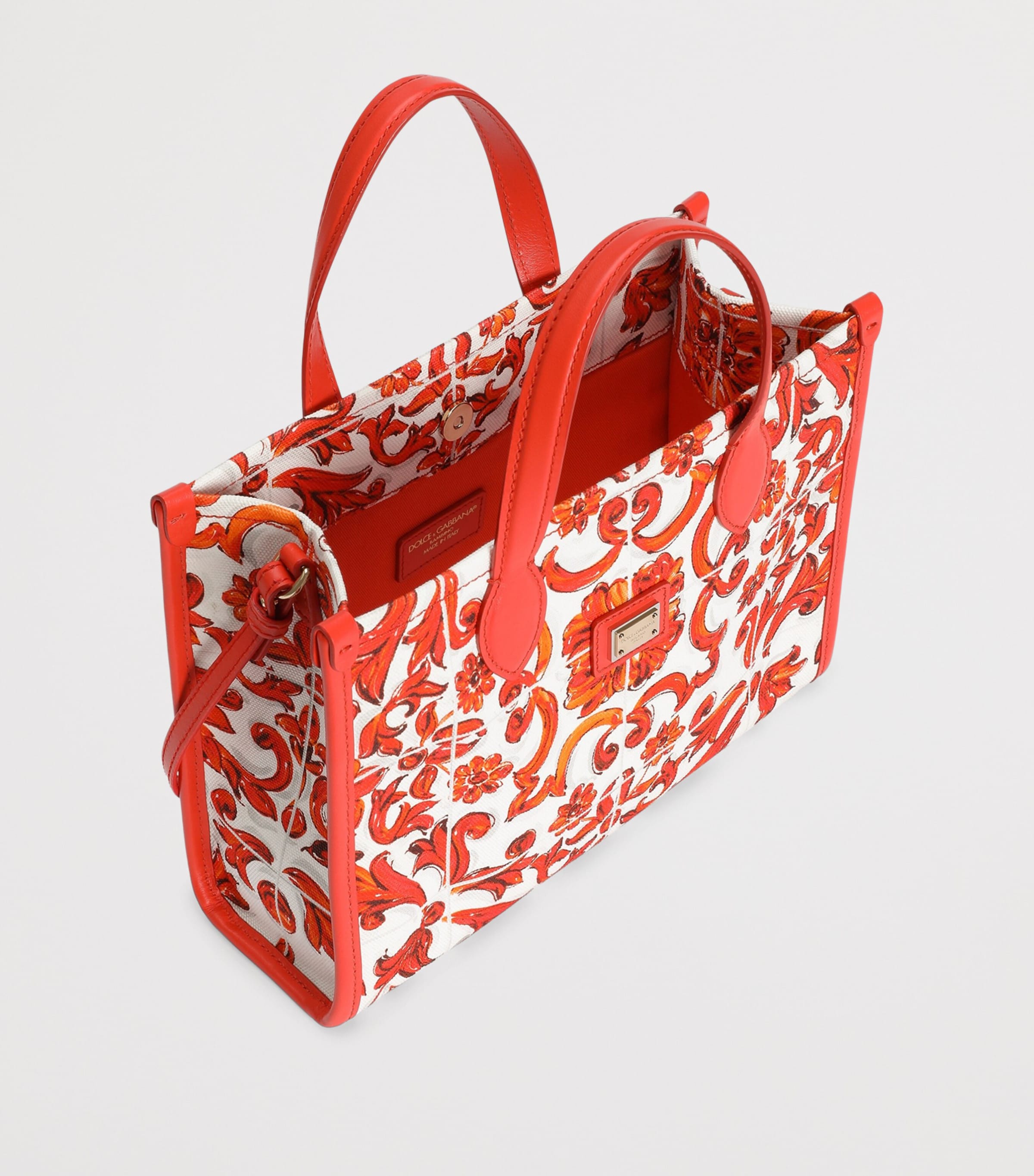 Dolce&Gabbana Kids Majolica Tote Bag Maiolica Ar Image 5