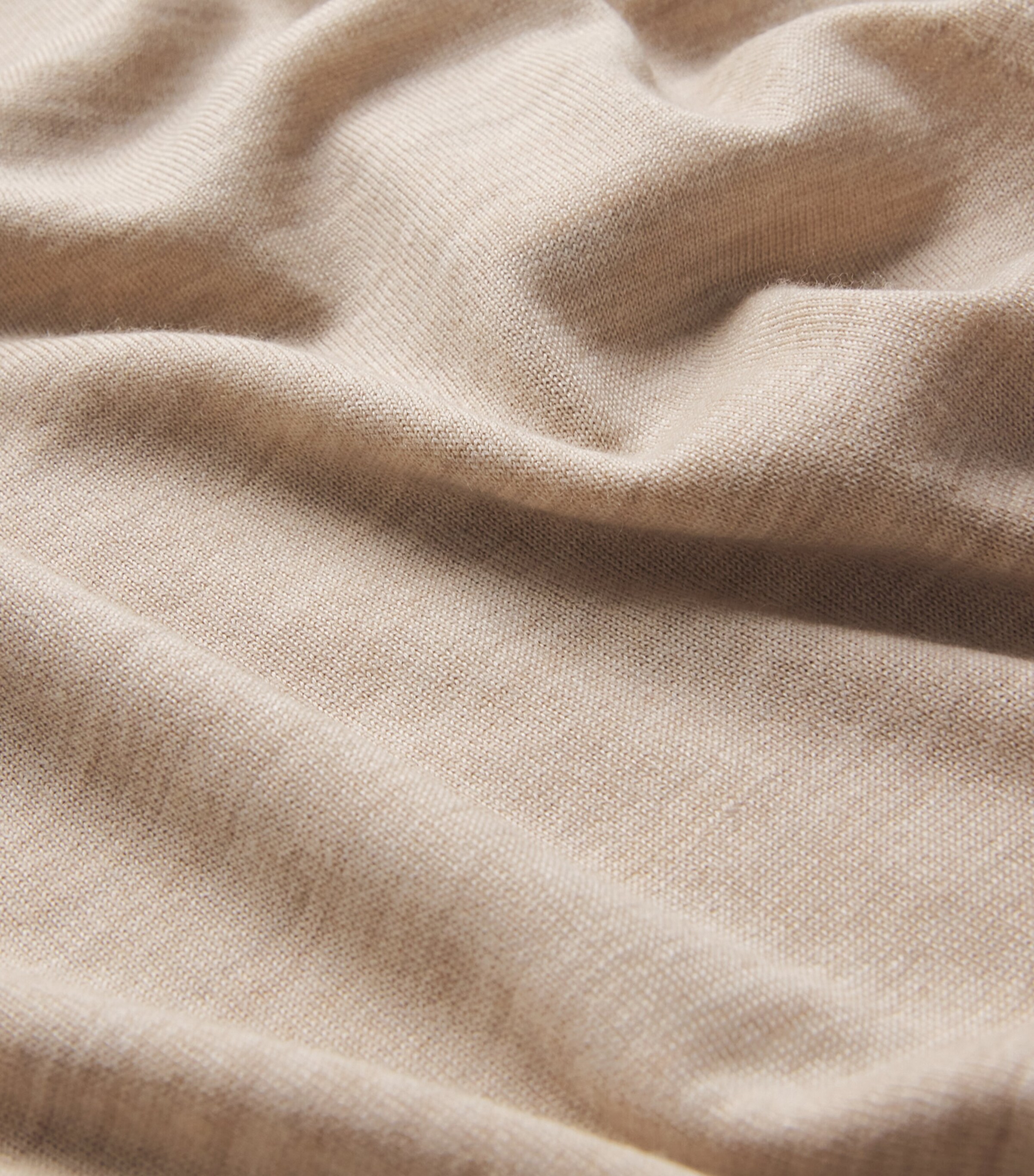 Virgin Wool T-Shirt 150 BEIGE Image 5