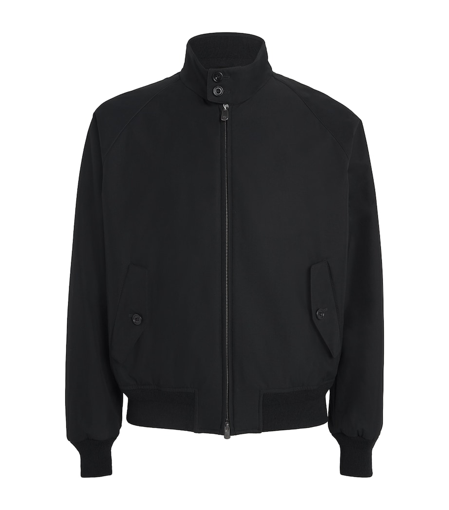 Silk Saunders Bomber Jacket POLO BLACK Image 1