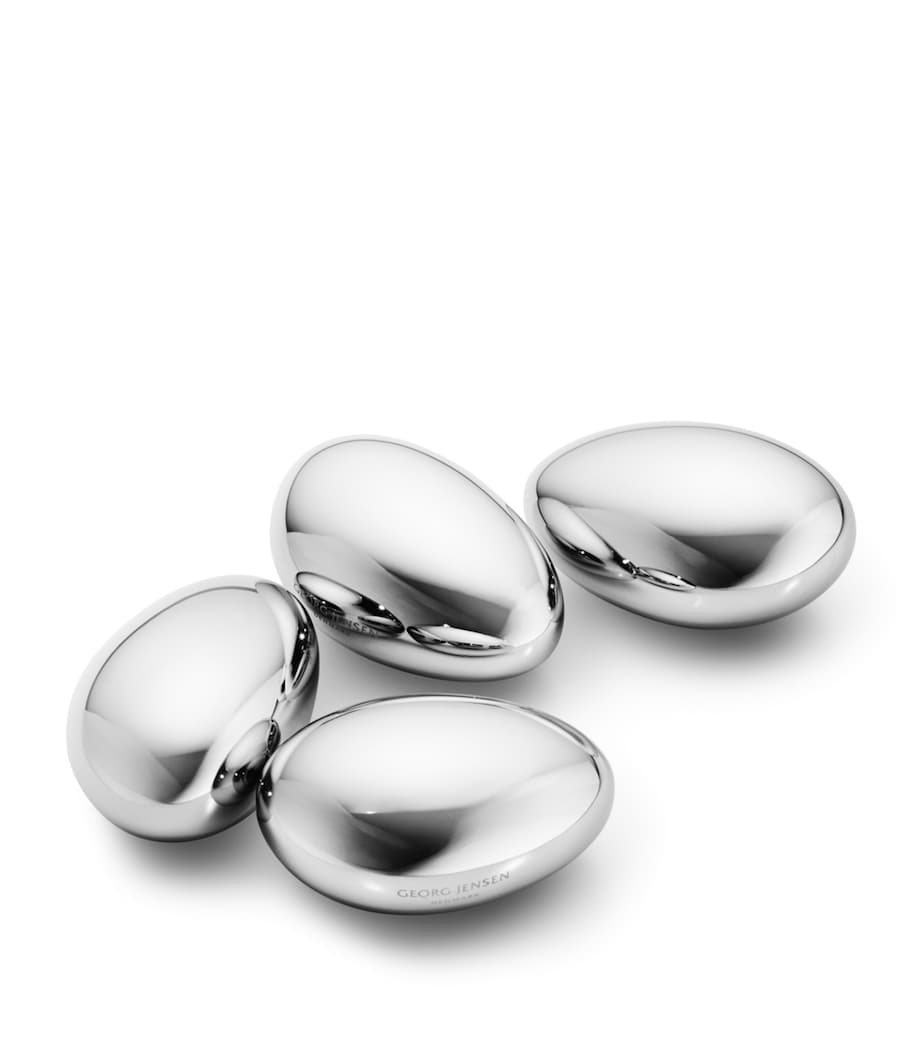 Stainless Steel Ice Cube Trays (Set of 4) STAINLESS STEEL Image 1