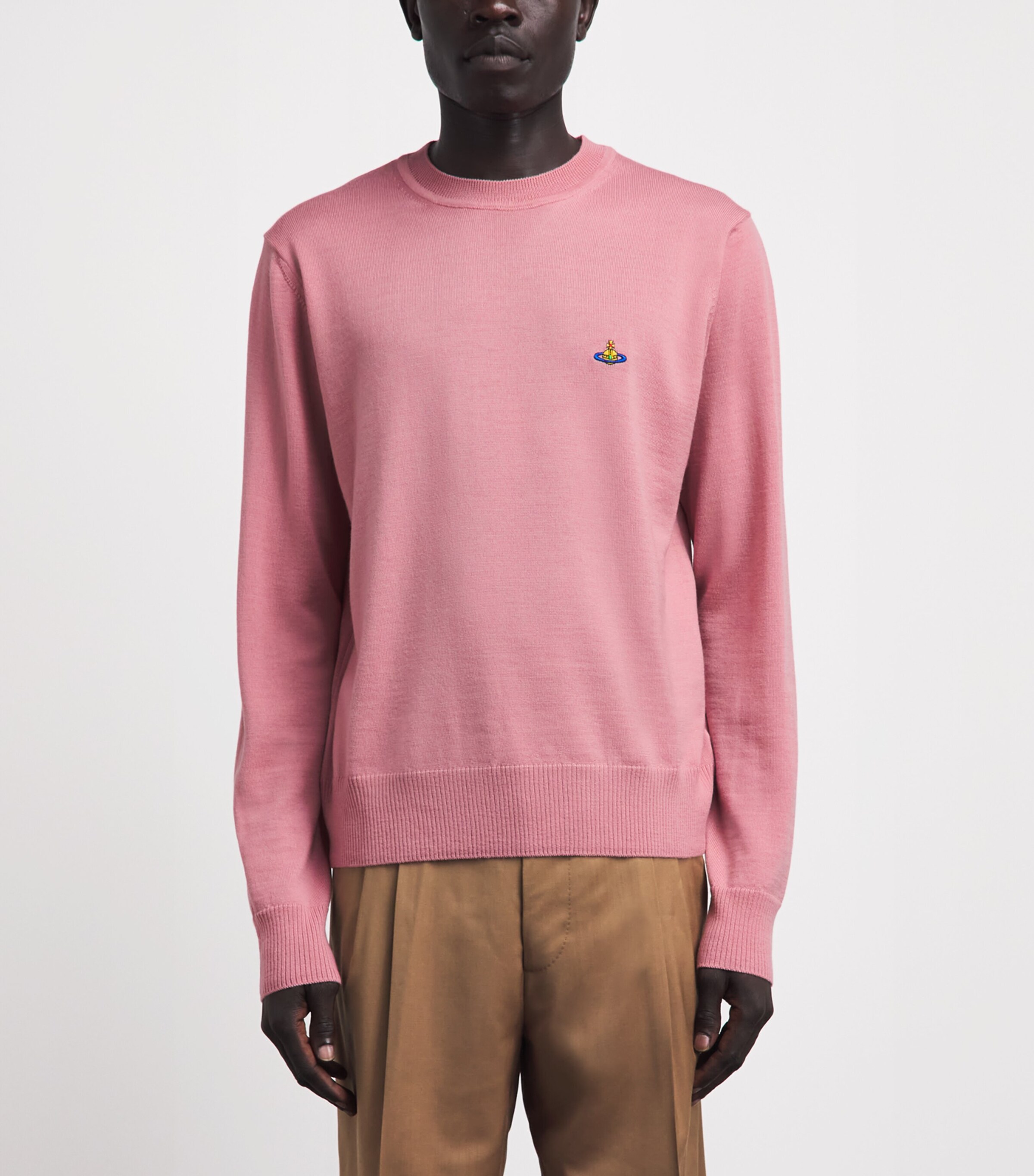 Vivienne Westwood Mens Wool Alex Sweater Rose Image 4