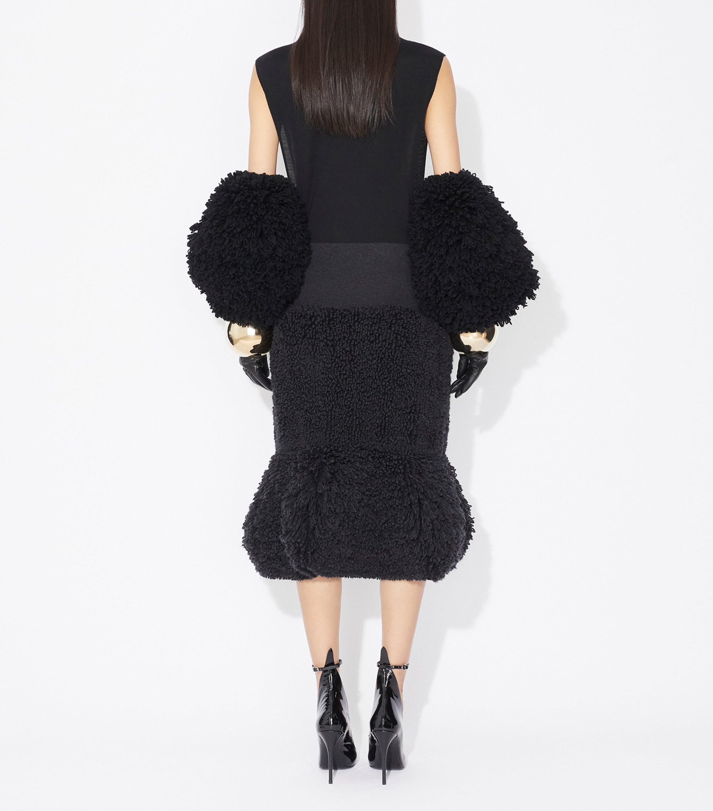 Cap-Sleeve Bodysuit NOIR ALAIA Image 3