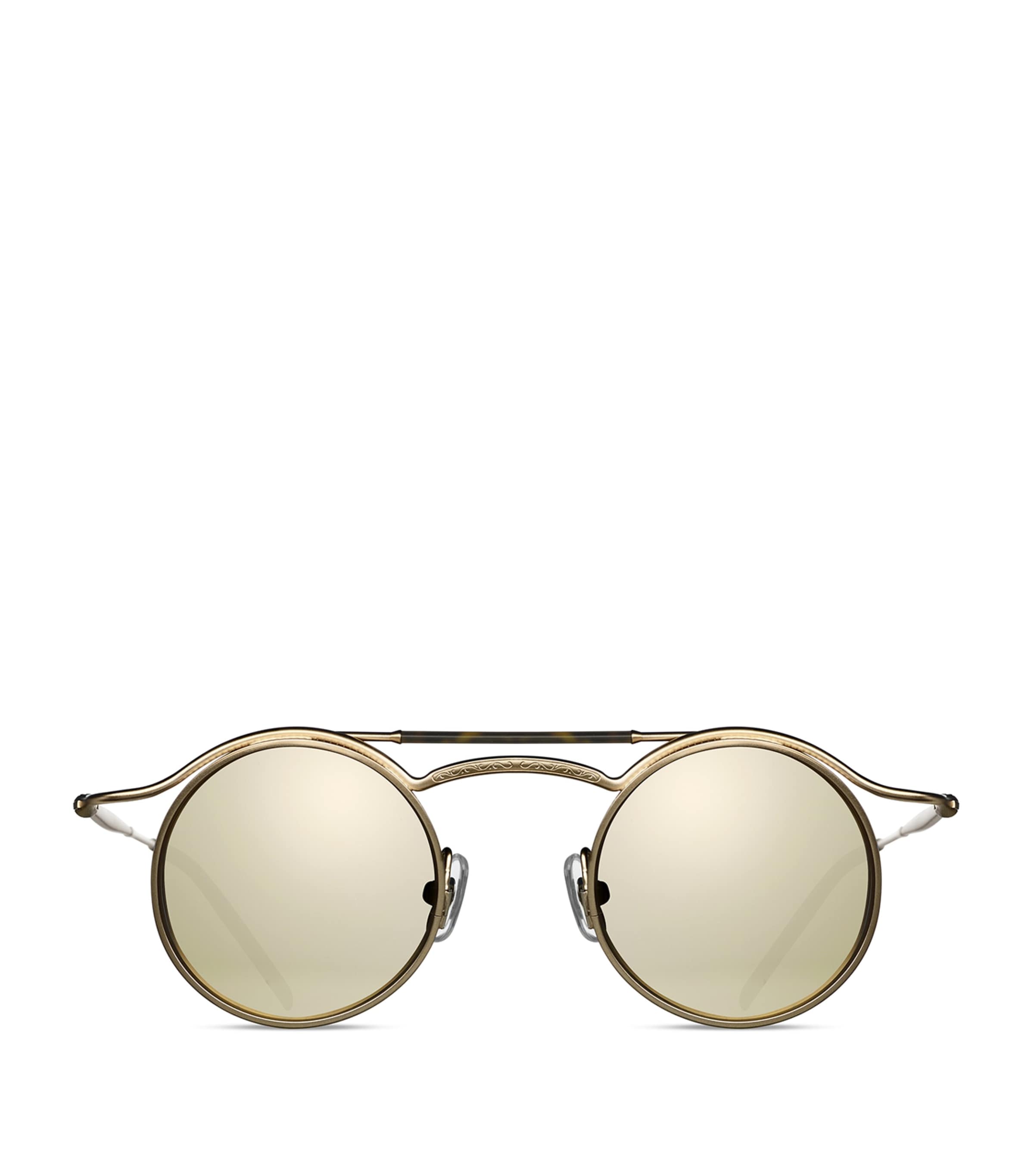 Matsuda Heritage Round Sunglasses In Gold