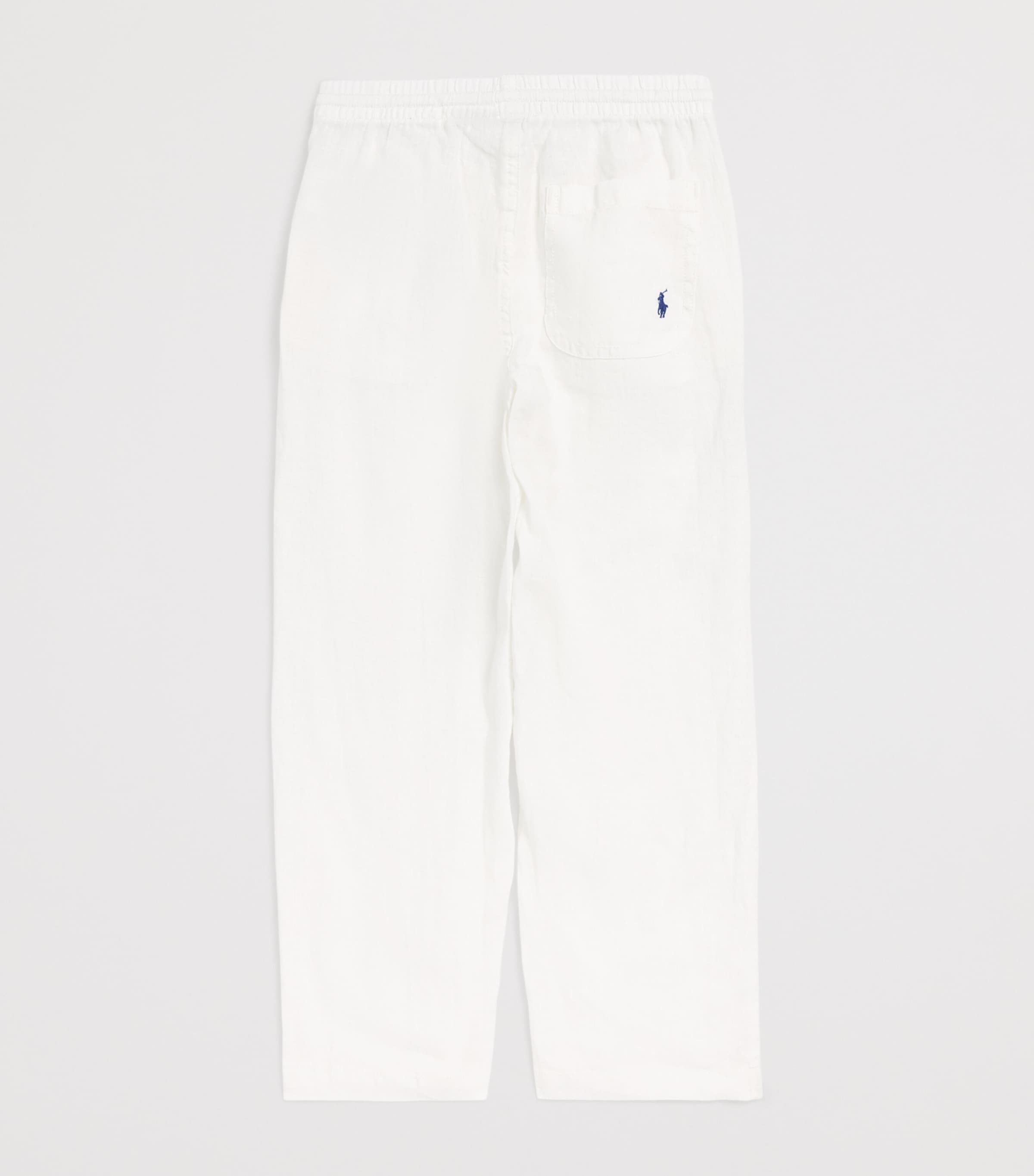 Linen Drawstring Sweatpants (2-7 Years) WHITE Image 2