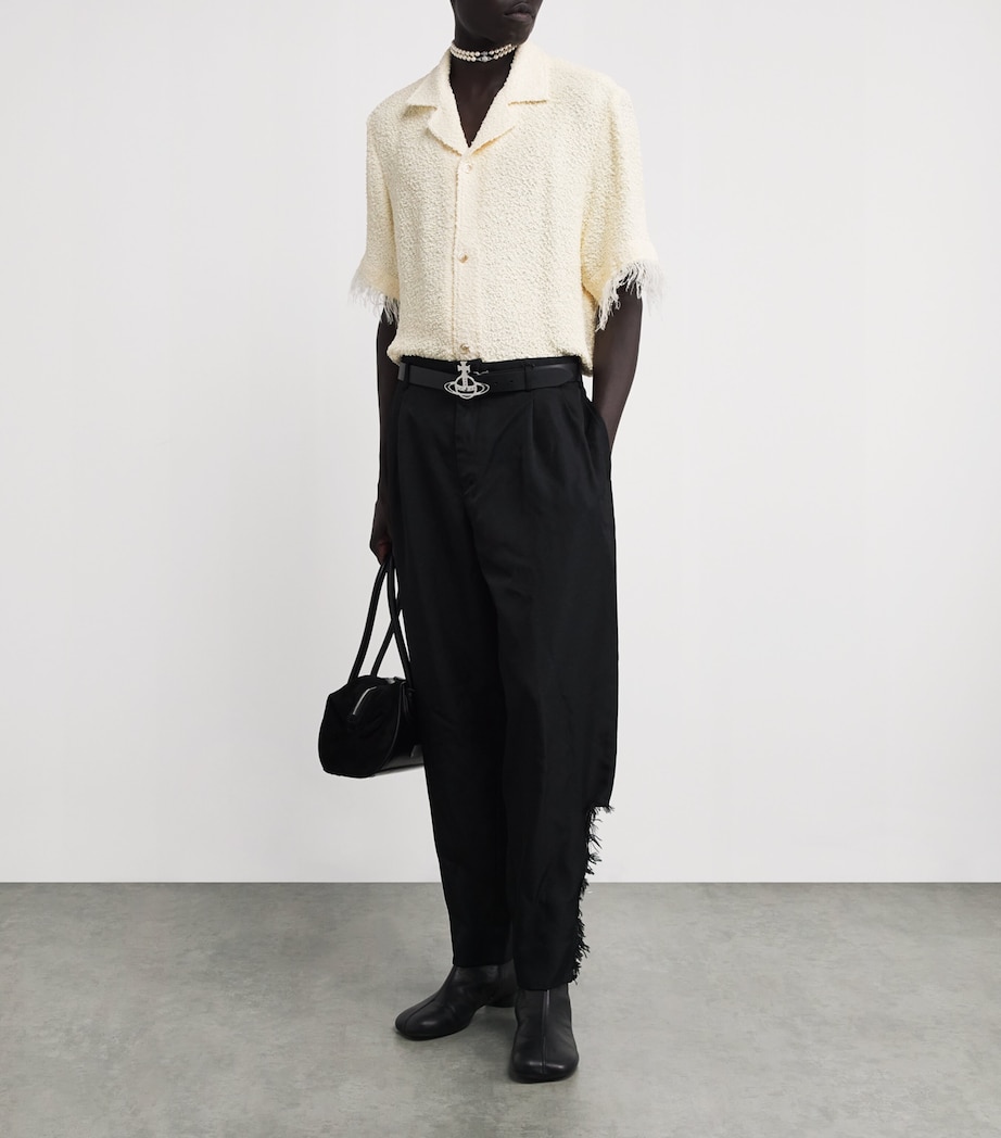 Vivienne Westwood Leather Line Orb Buckle Belt Black Image 3