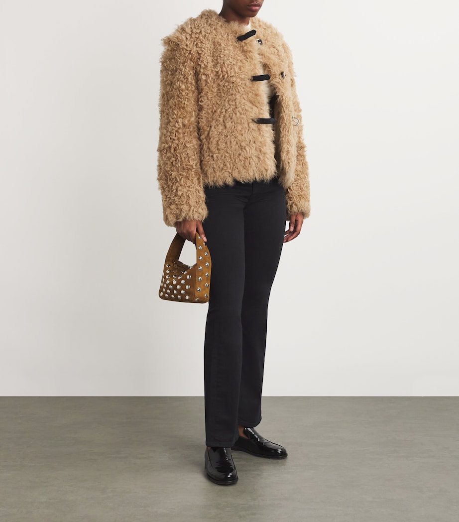 Peyton Mid-Rise Bootcut Jeans BLACK Image 2