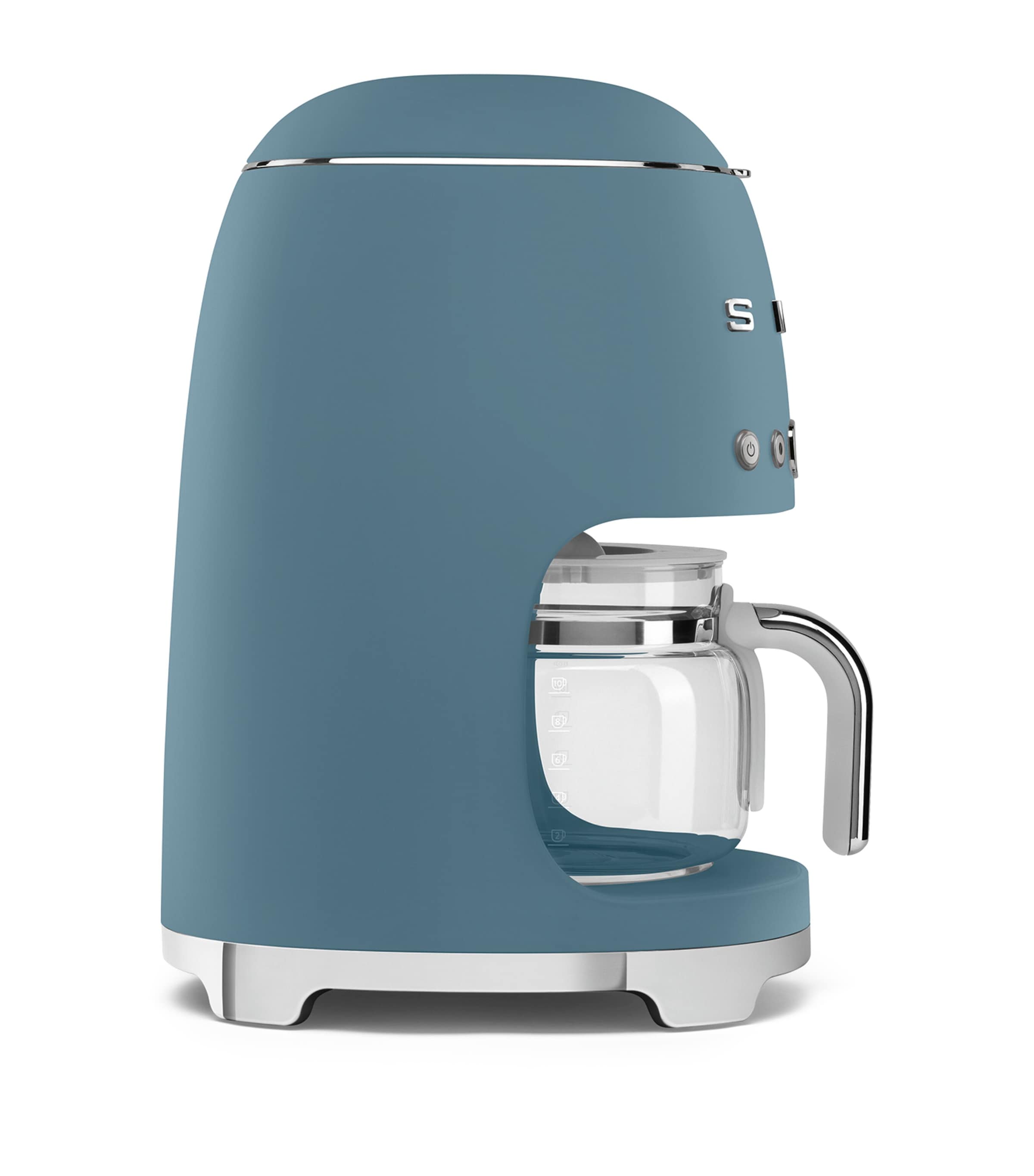 Smeg Drip Filter Coffee Machine Matte Storm Blue Image 4