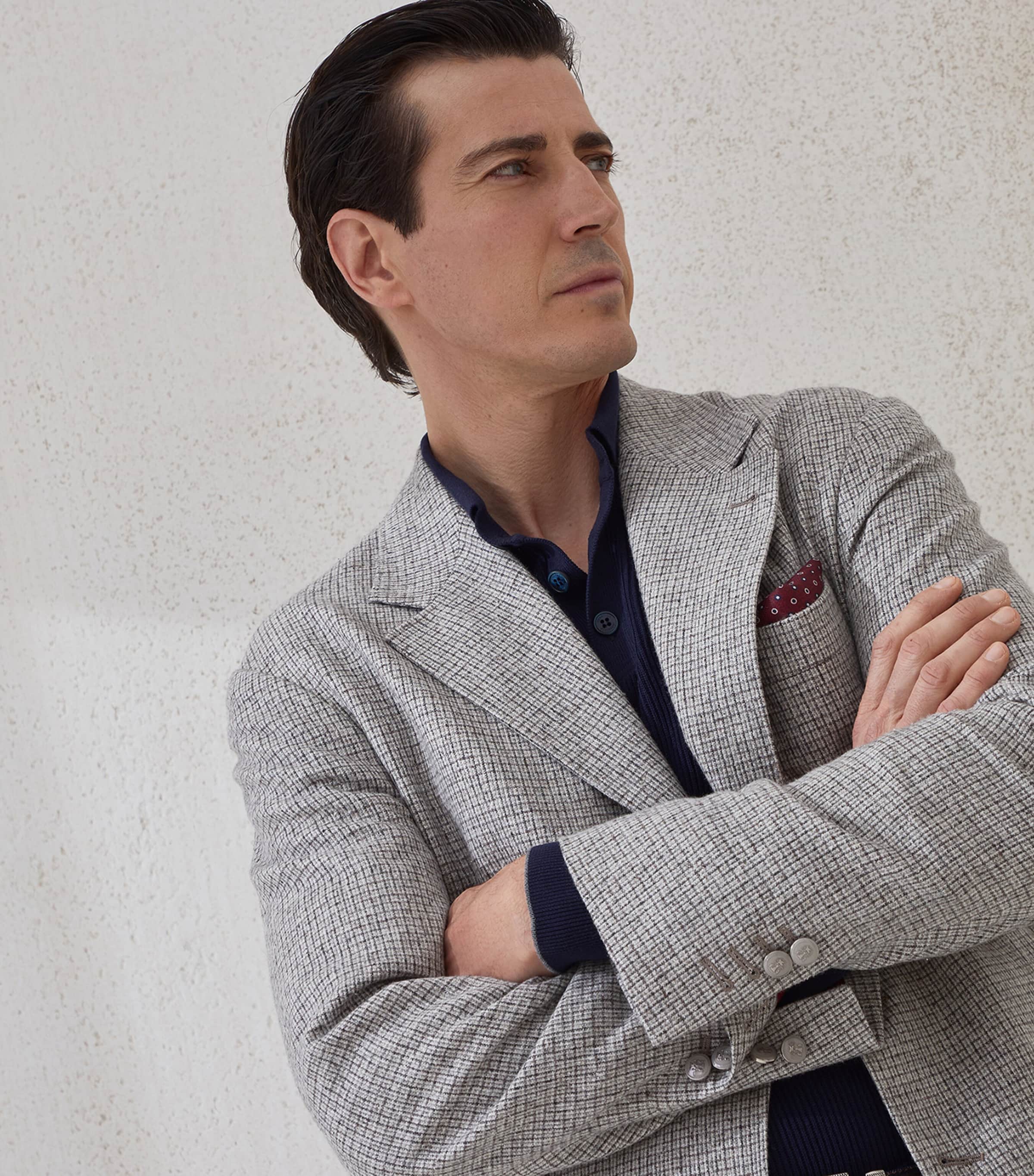 Cotton Polo Sweater CW425 Image 5