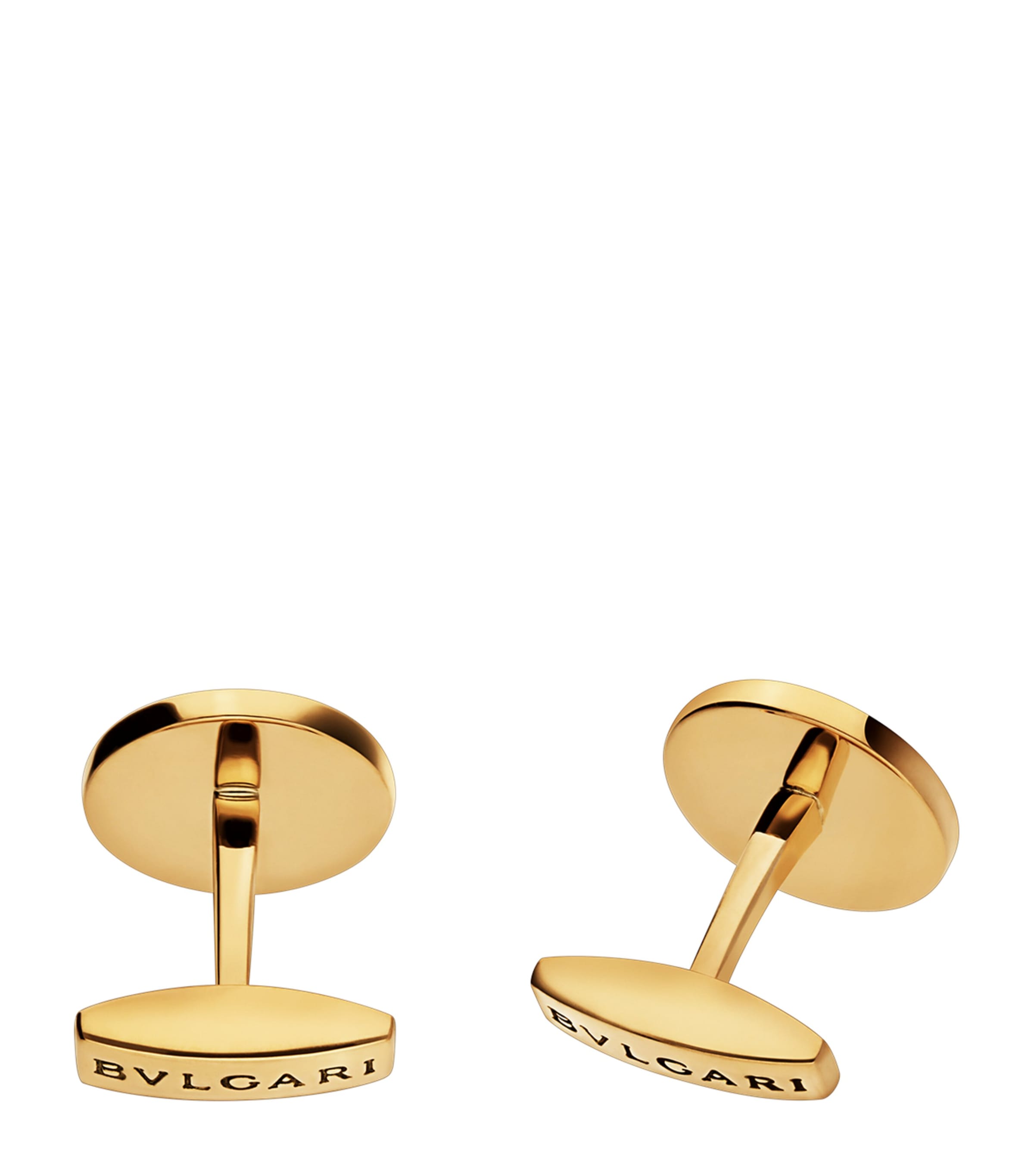 Bvlgari Yellow Gold and Black Onyx BVLGARI BVLGARI Cufflinks Yellow Gold Image 3