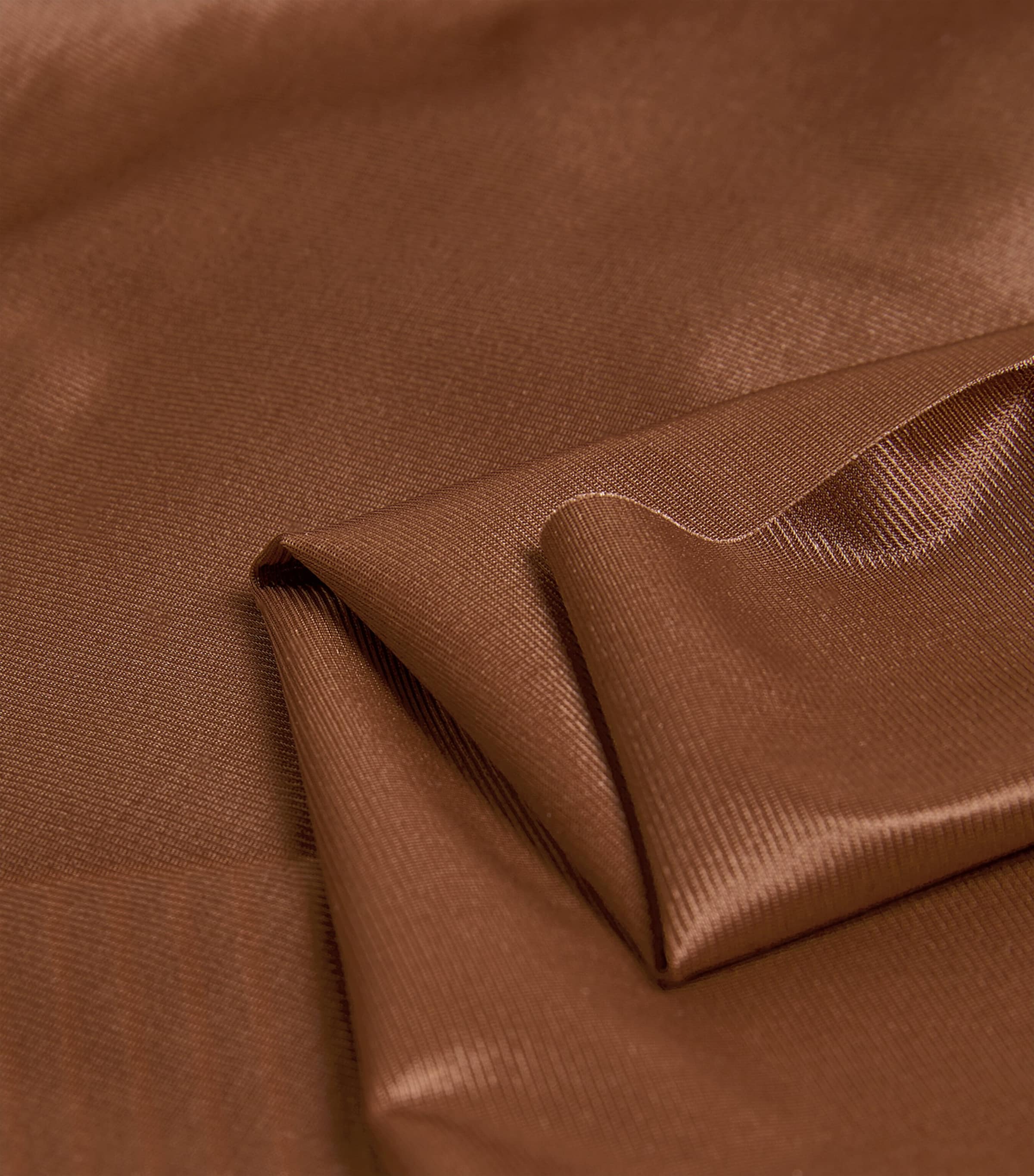 SPANXshape Invisible High-Waist Mid-Thigh Shorts - Medium Control CHESTNUT BROWN Image 8