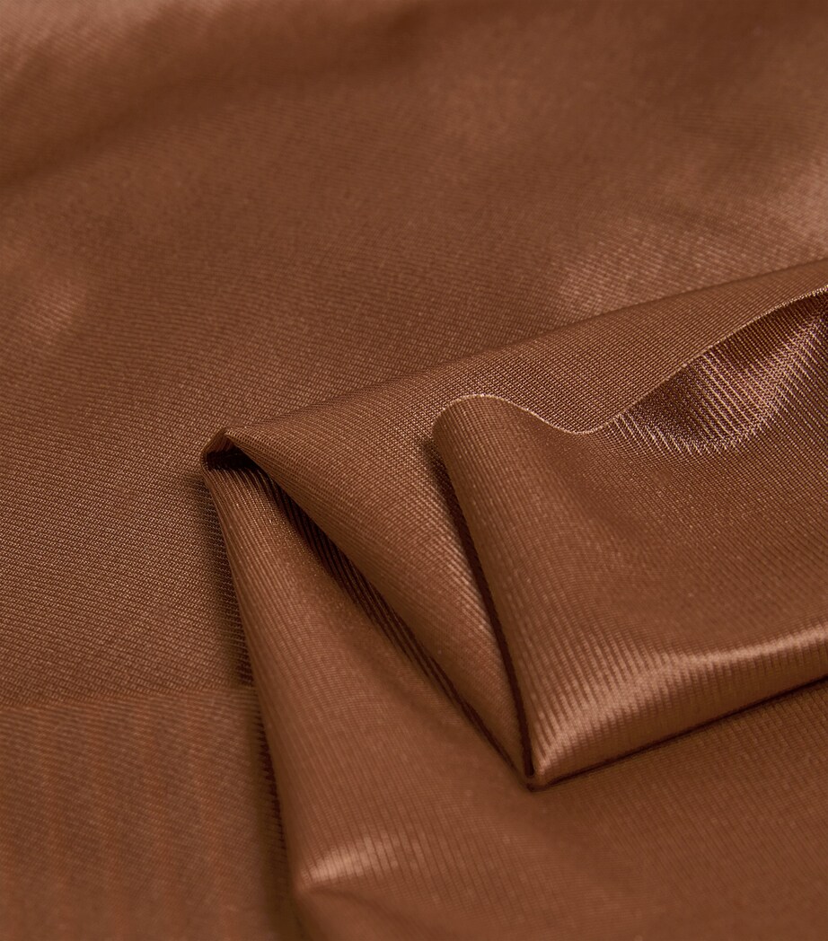 SPANXshape Invisible High-Waist Mid-Thigh Shorts - Medium Control CHESTNUT BROWN Image 8