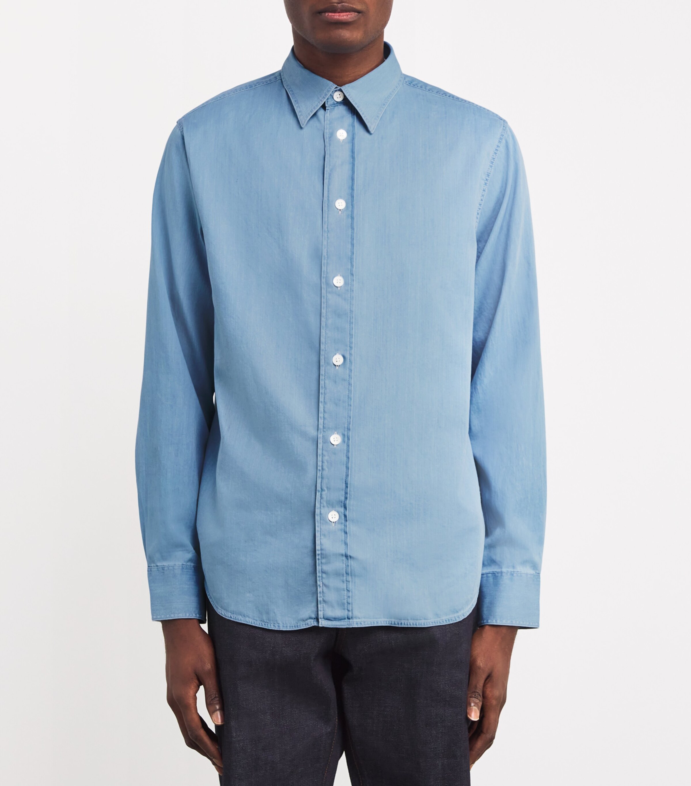 Denim Colby Shirt BLEECH INDIGO #241 Image 3