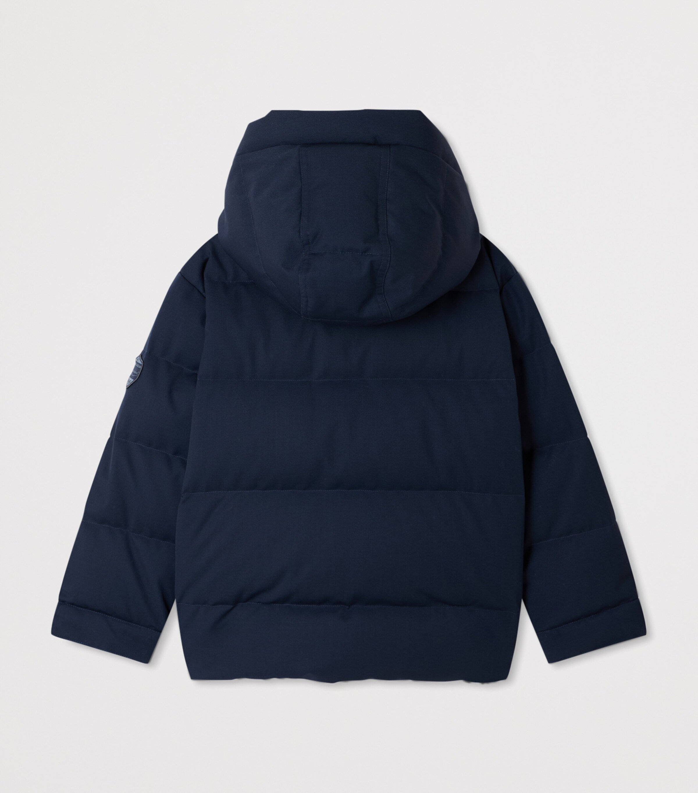 Bonpoint Waterproof Down Puffer Jacket (4-8 Years) Marine Image 2