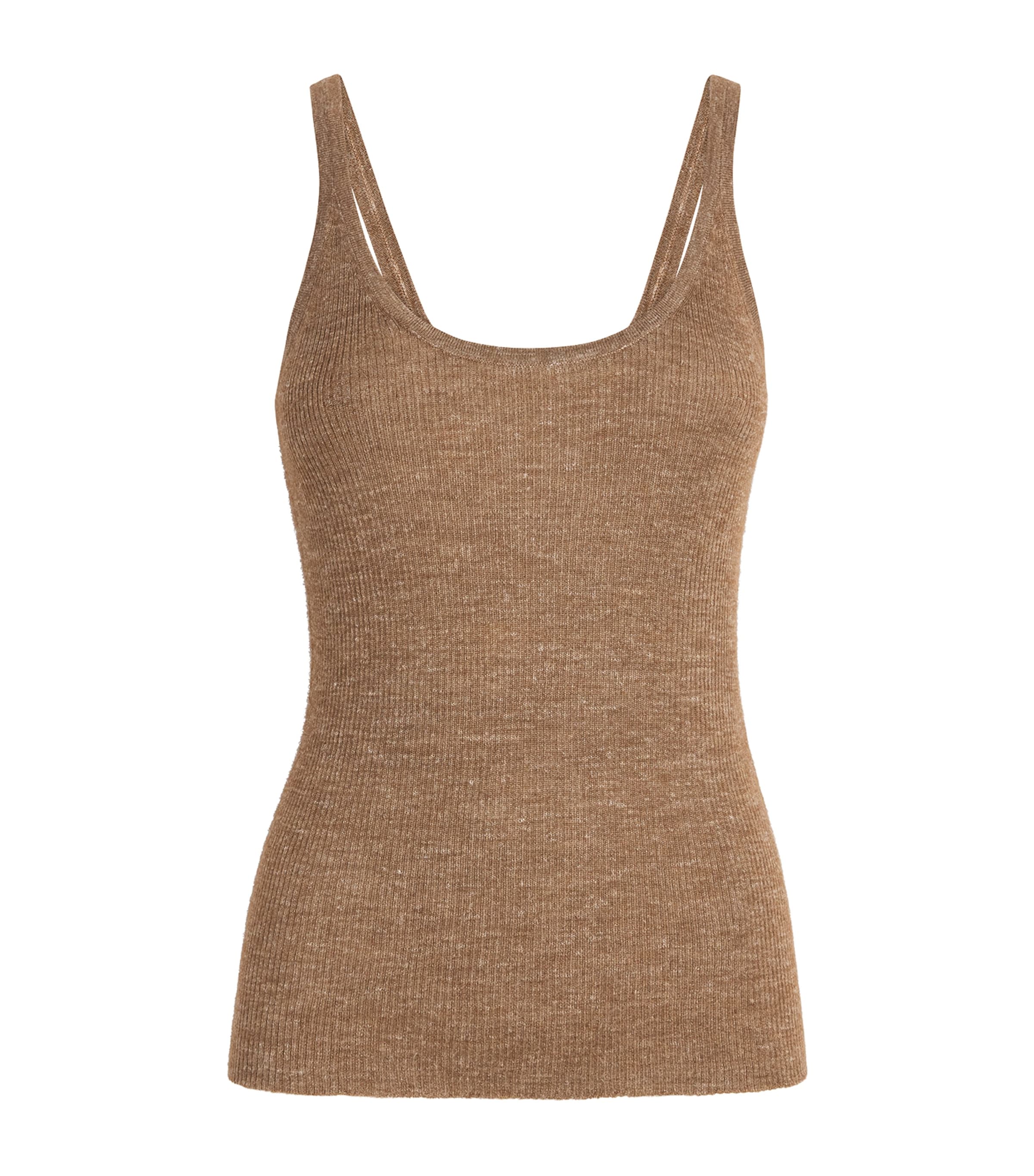 Gabriela Hearst Cashmere-Silk Cinxia Tank Top Cht Chestnut