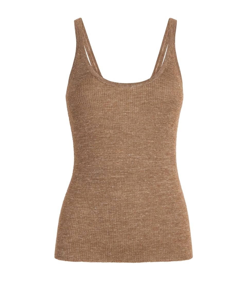 Gabriela Hearst Cashmere-Silk Cinxia Tank Top Cht Chestnut