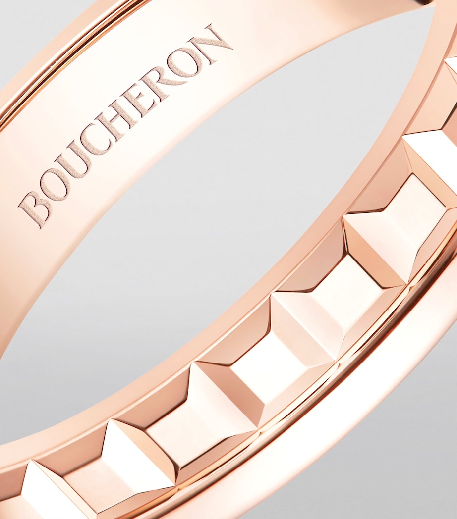 Pink Gold Quatre Radiant Edition Wedding Band ROSE GOLD Image 3