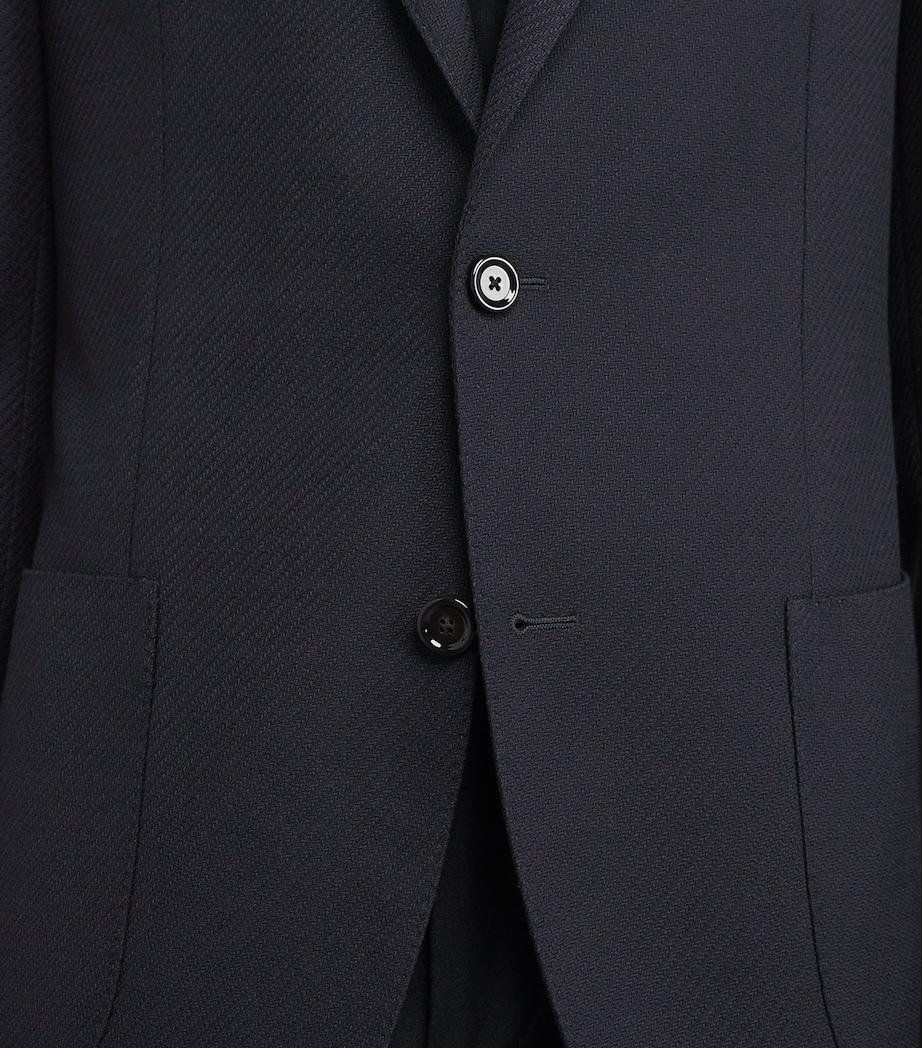 Virgin Wool Blazer 850 NAVY Image 6